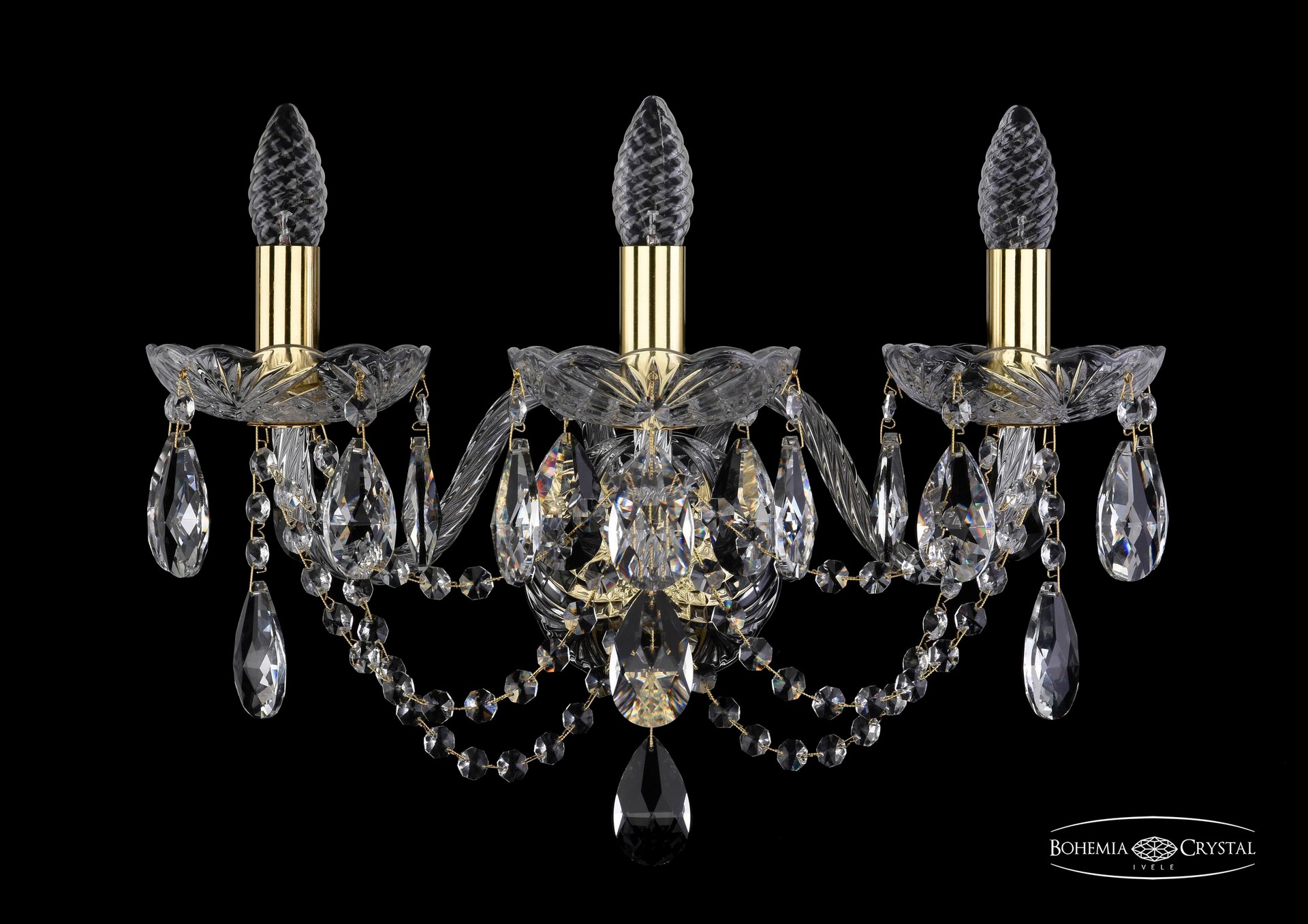 Настенное бра Bohemia 1406 1406B/3/195/XL/G