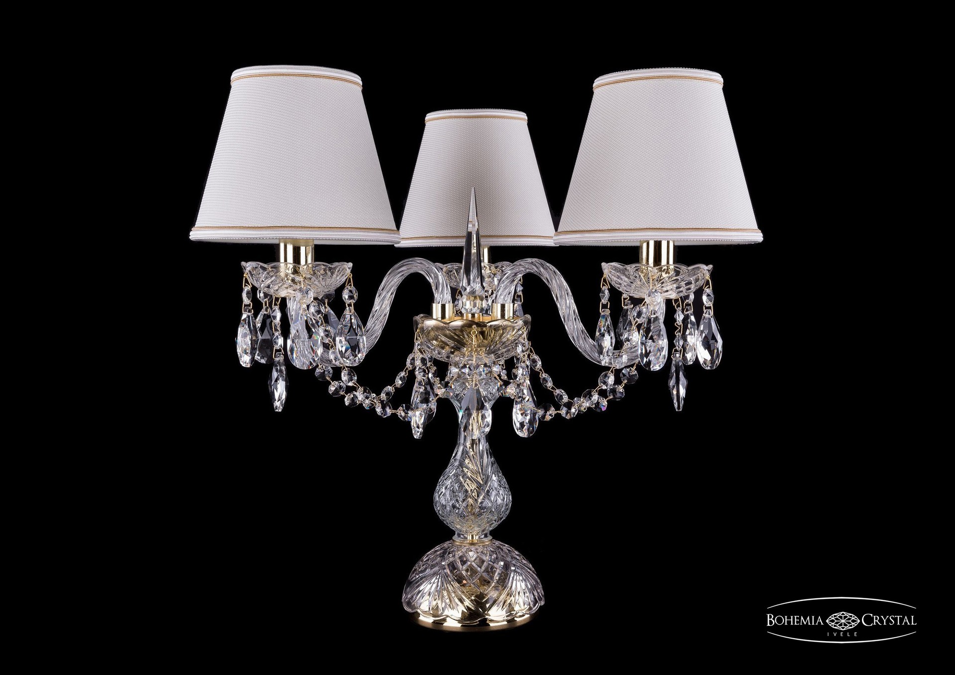 Настольная лампа Bohemia 1406 1406L/3/141-39/G/SH40a-160