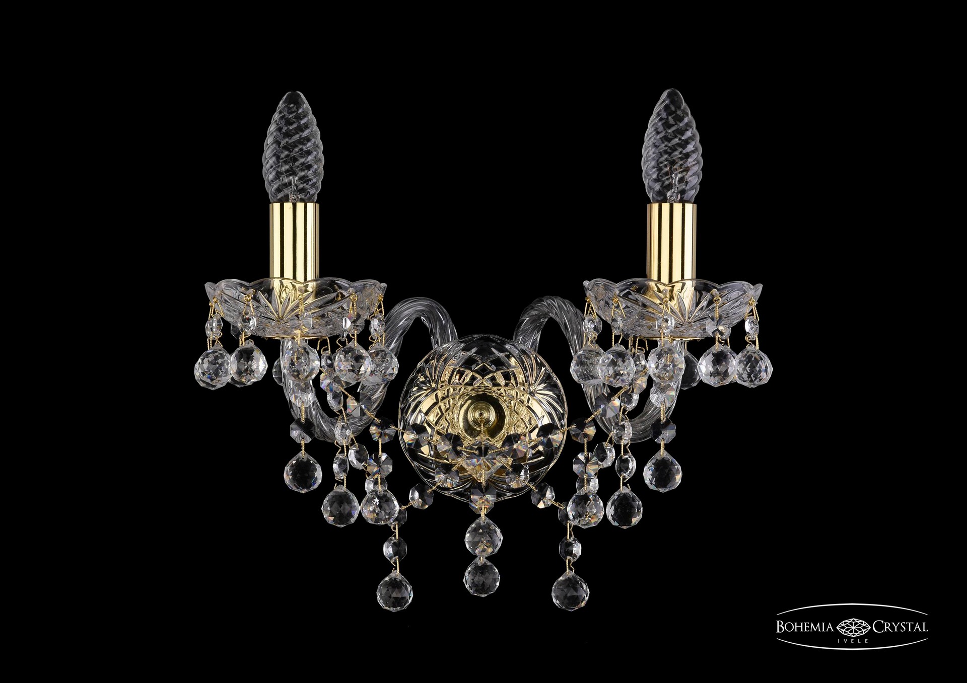 Настенное бра Bohemia 1409 1409B/2/141/G