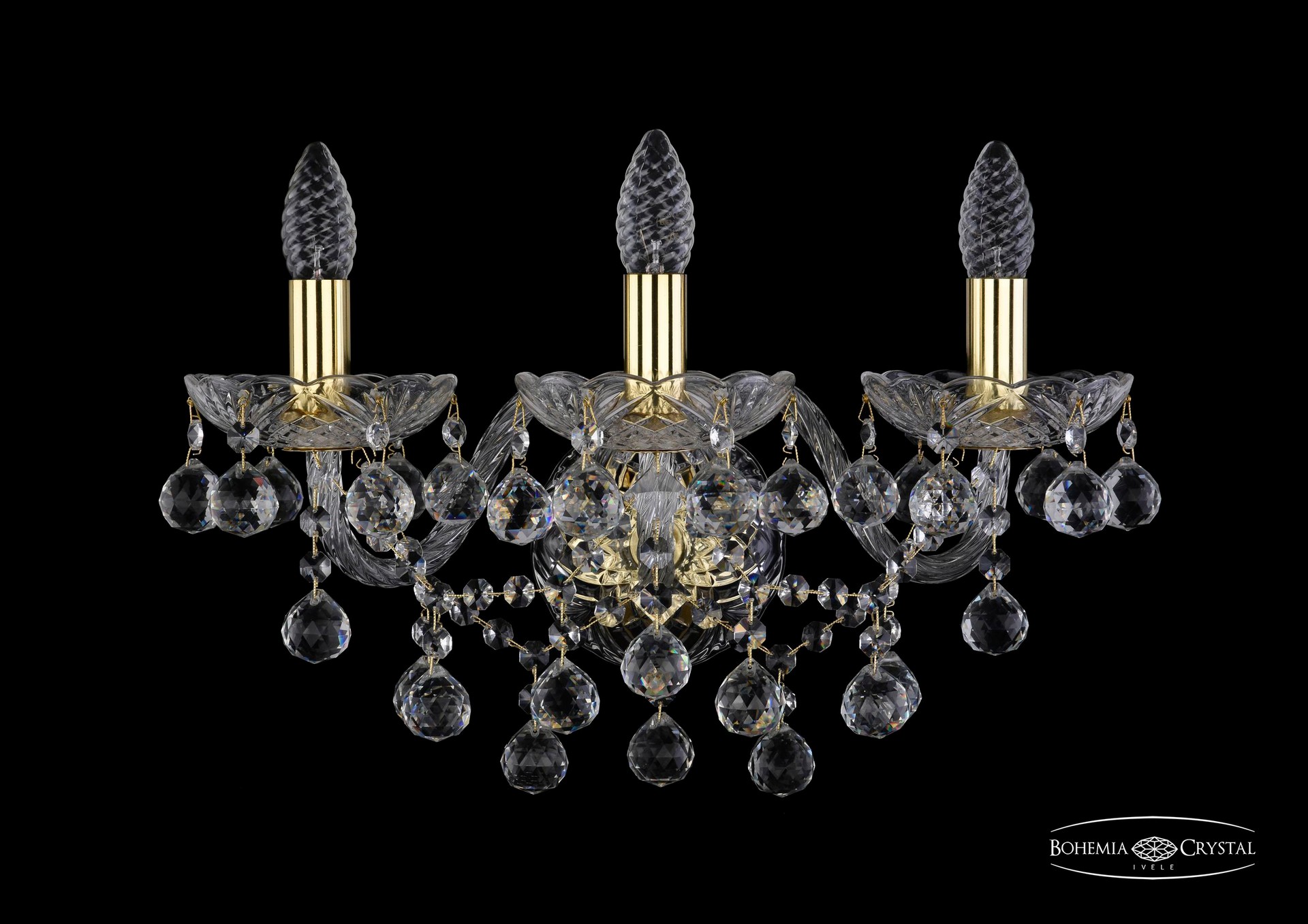 Настенное бра Bohemia 1409 1409B/3/160/XL/G