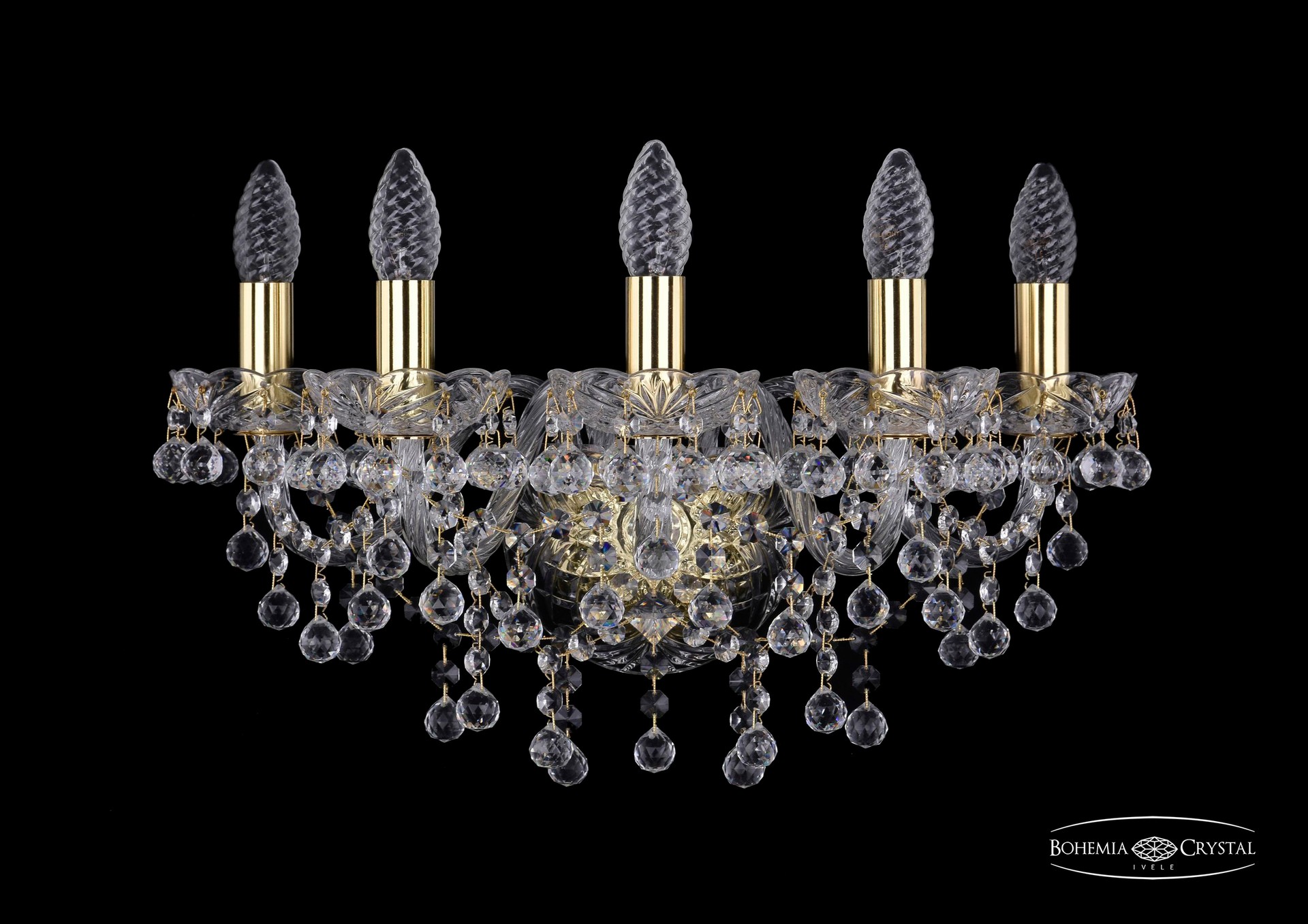 Настенное бра Bohemia 1409 1409B/5/160/G