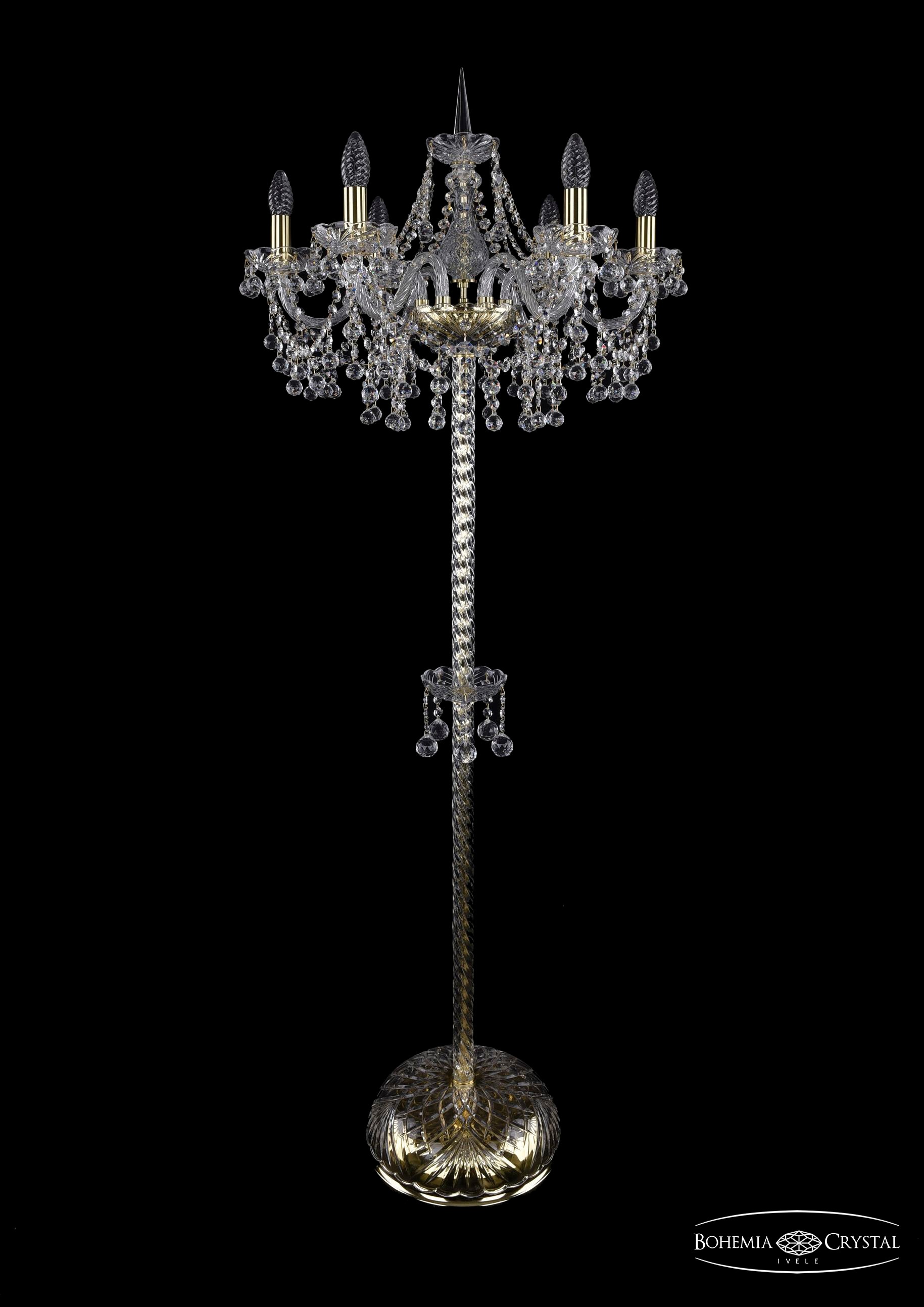 Торшер Bohemia 1409T2/6/195-160/G