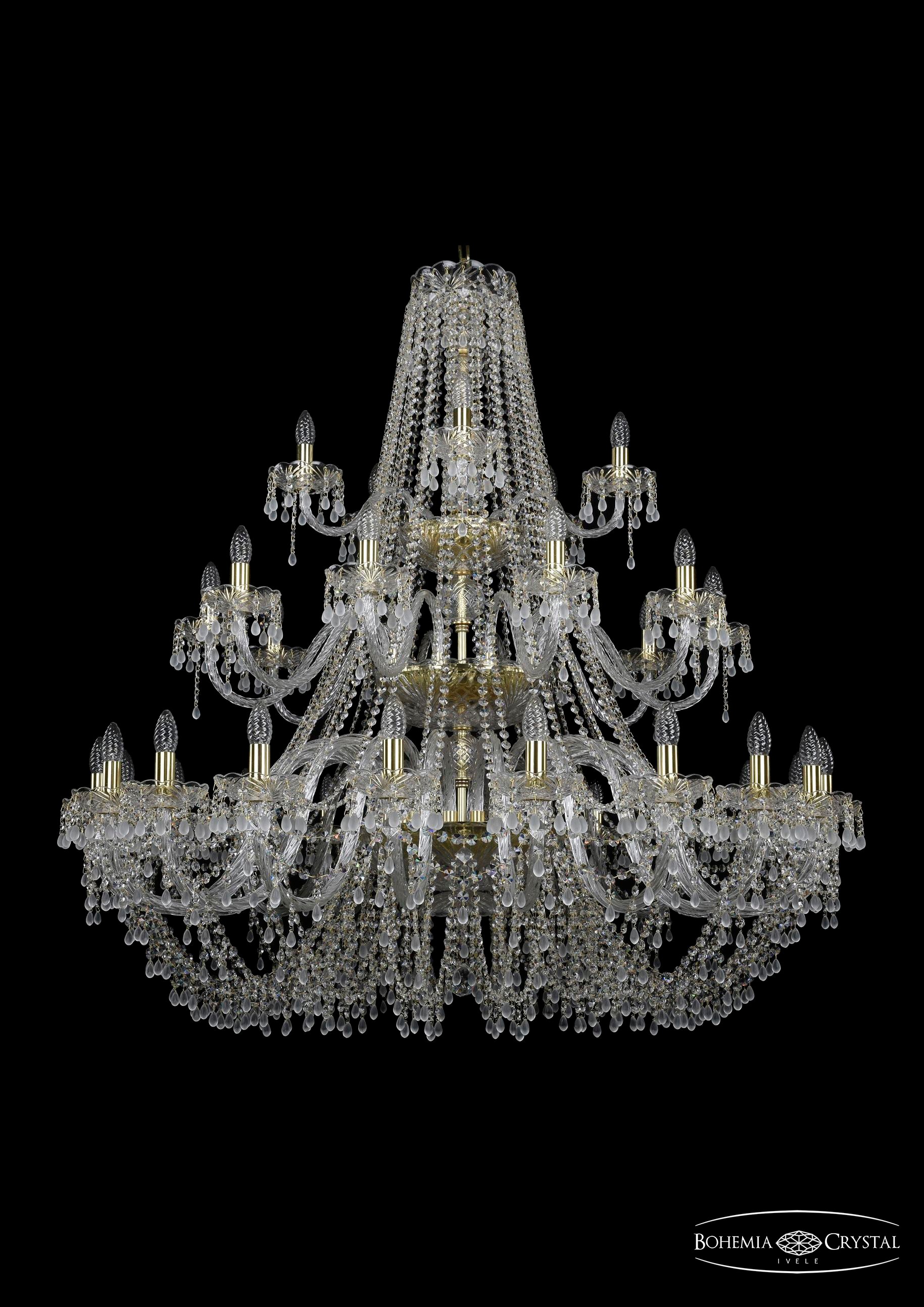Подвесная хрустальная люстра 1410 Bohemia 1410/20+10+5/460/3d G V0300