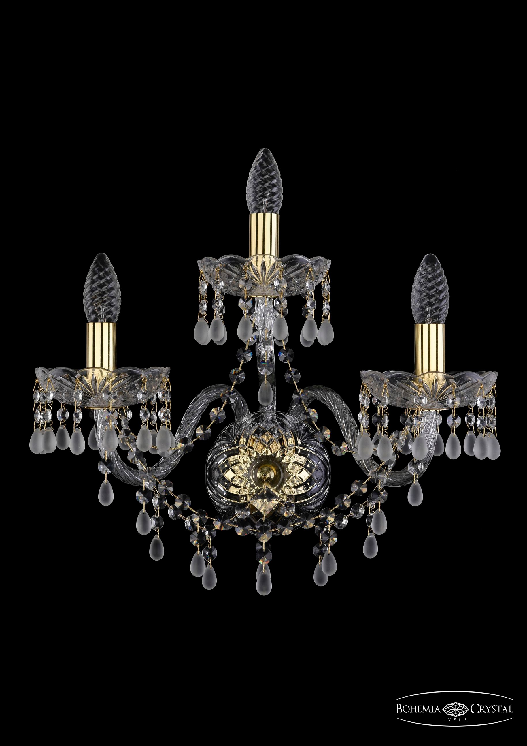 Настенное бра Bohemia 1410 1410B/2+1/195/XL/G/V0300