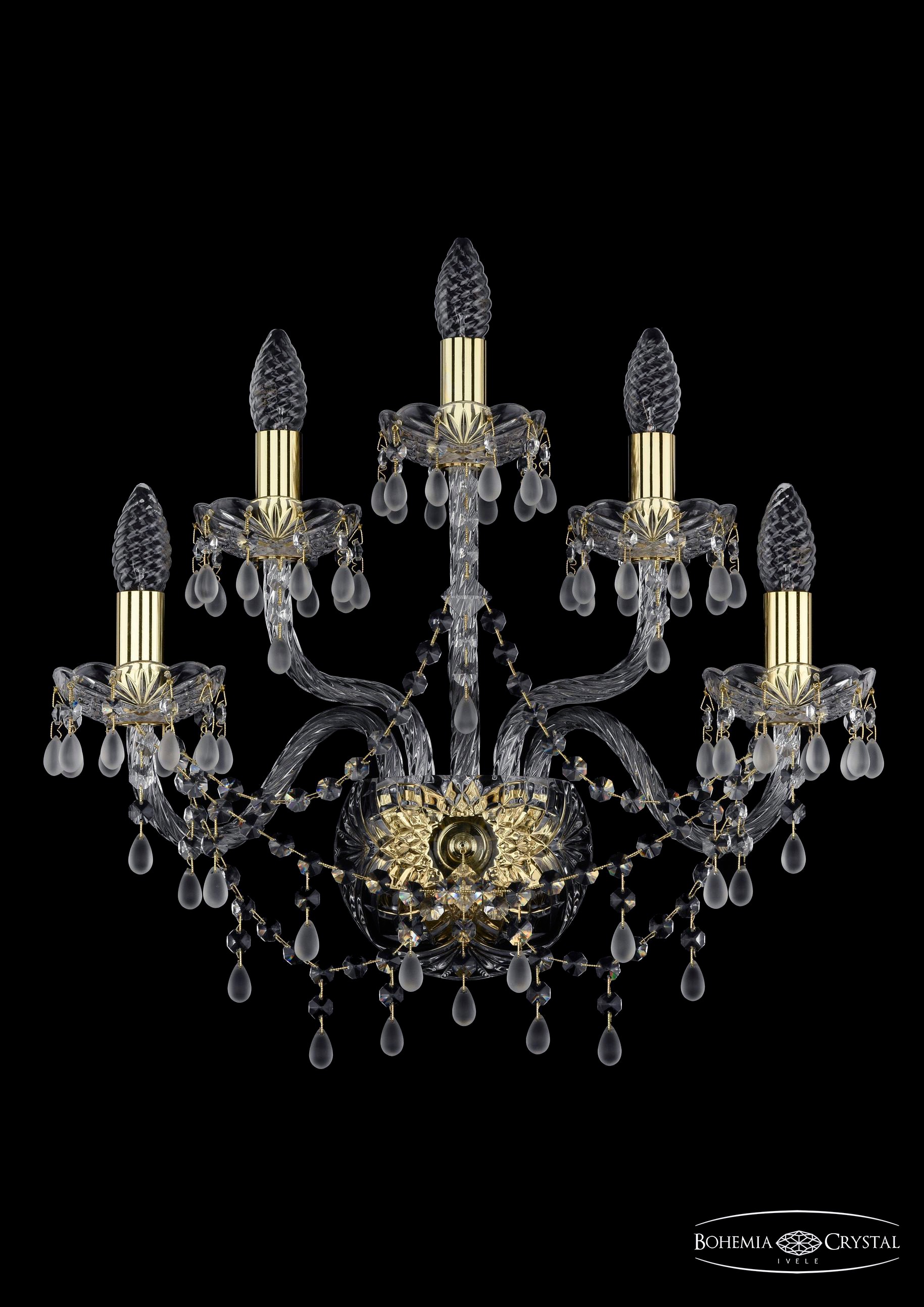 Настенное бра Bohemia 1410 1410B/2+2+1/195/XL/G/V0300