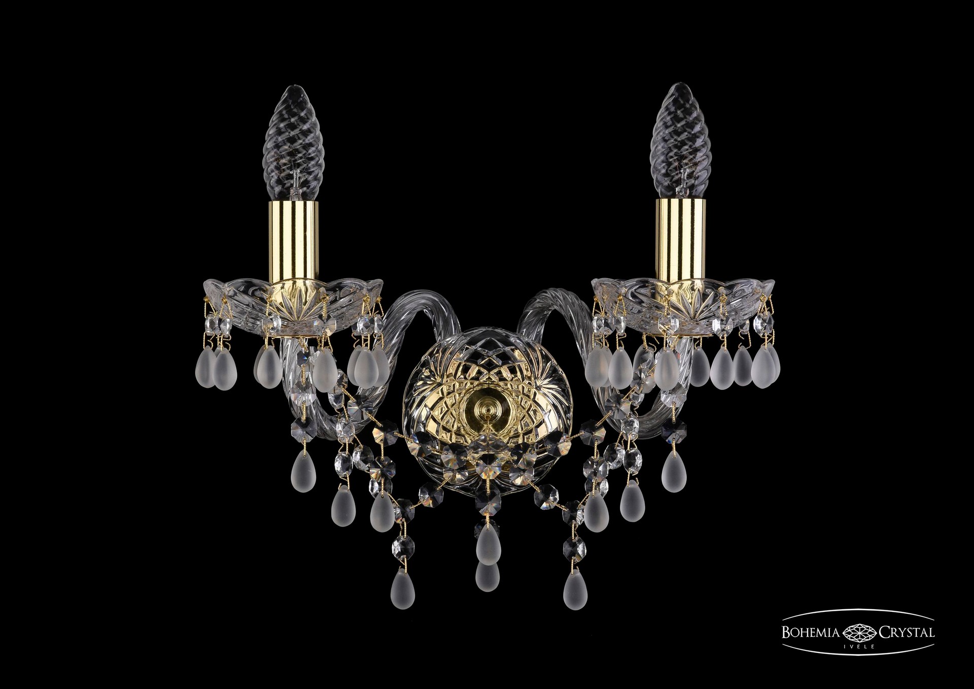 Настенное бра Bohemia 1410 1410B/2/141/G/V0300