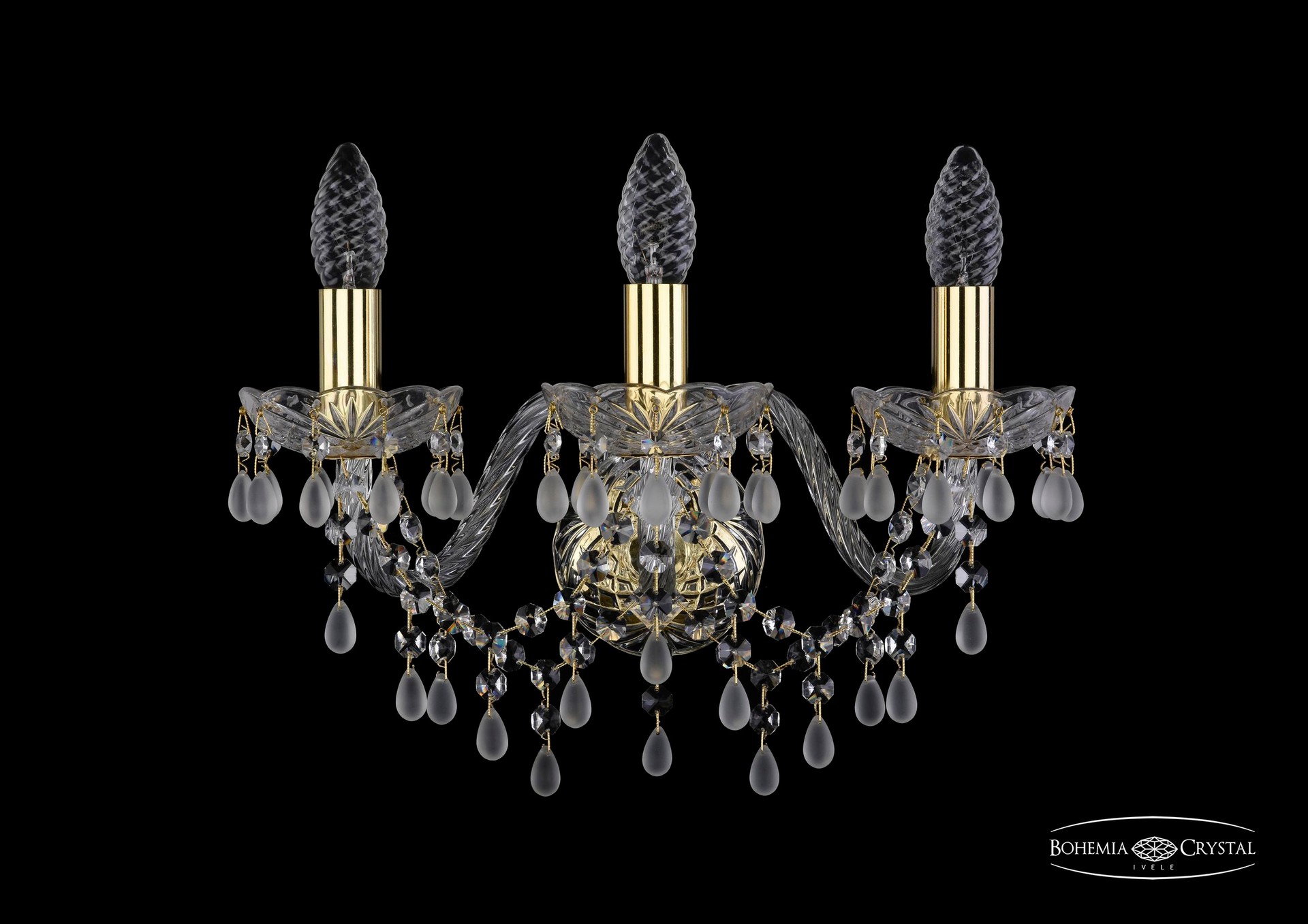 Настенное бра Bohemia 1410 1410B/3/160/G/V0300