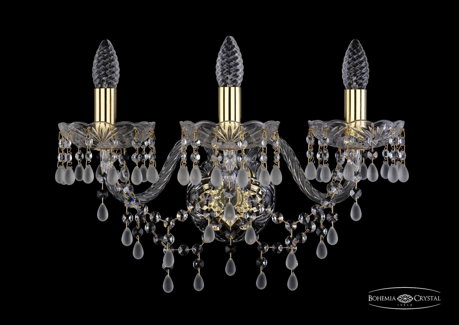 Настенное бра Bohemia 1410 1410B/3/195/XL/G/V0300