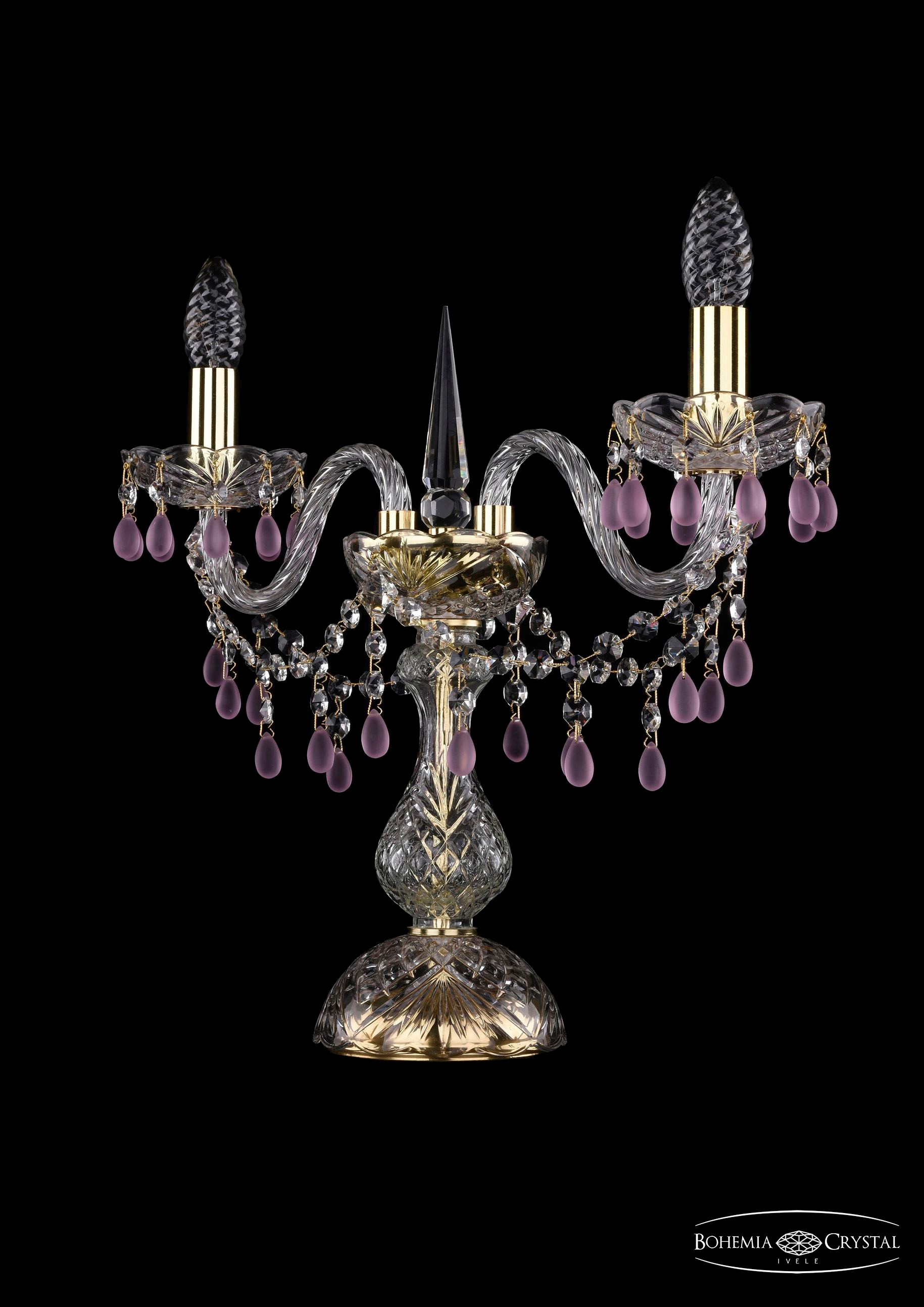 Настольная лампа Bohemia 1410 1410L/2/141-39/G/V7010