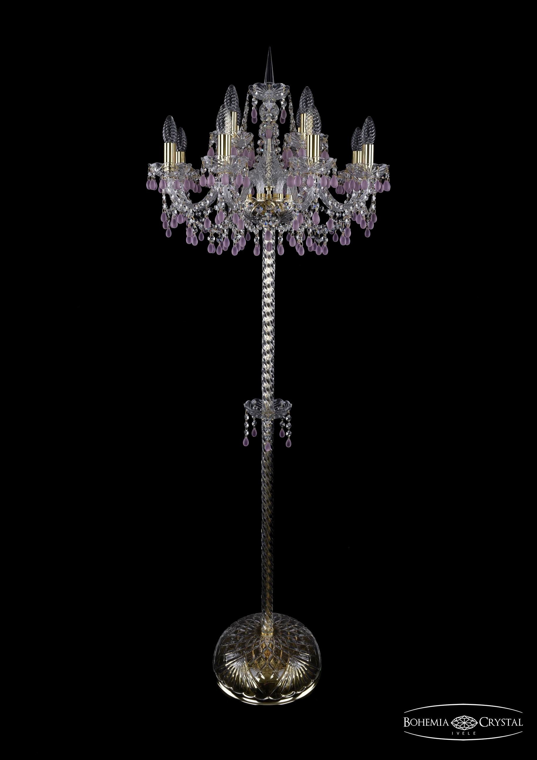 Торшер Bohemia 1410T2/8+4/195-165/G/V7010