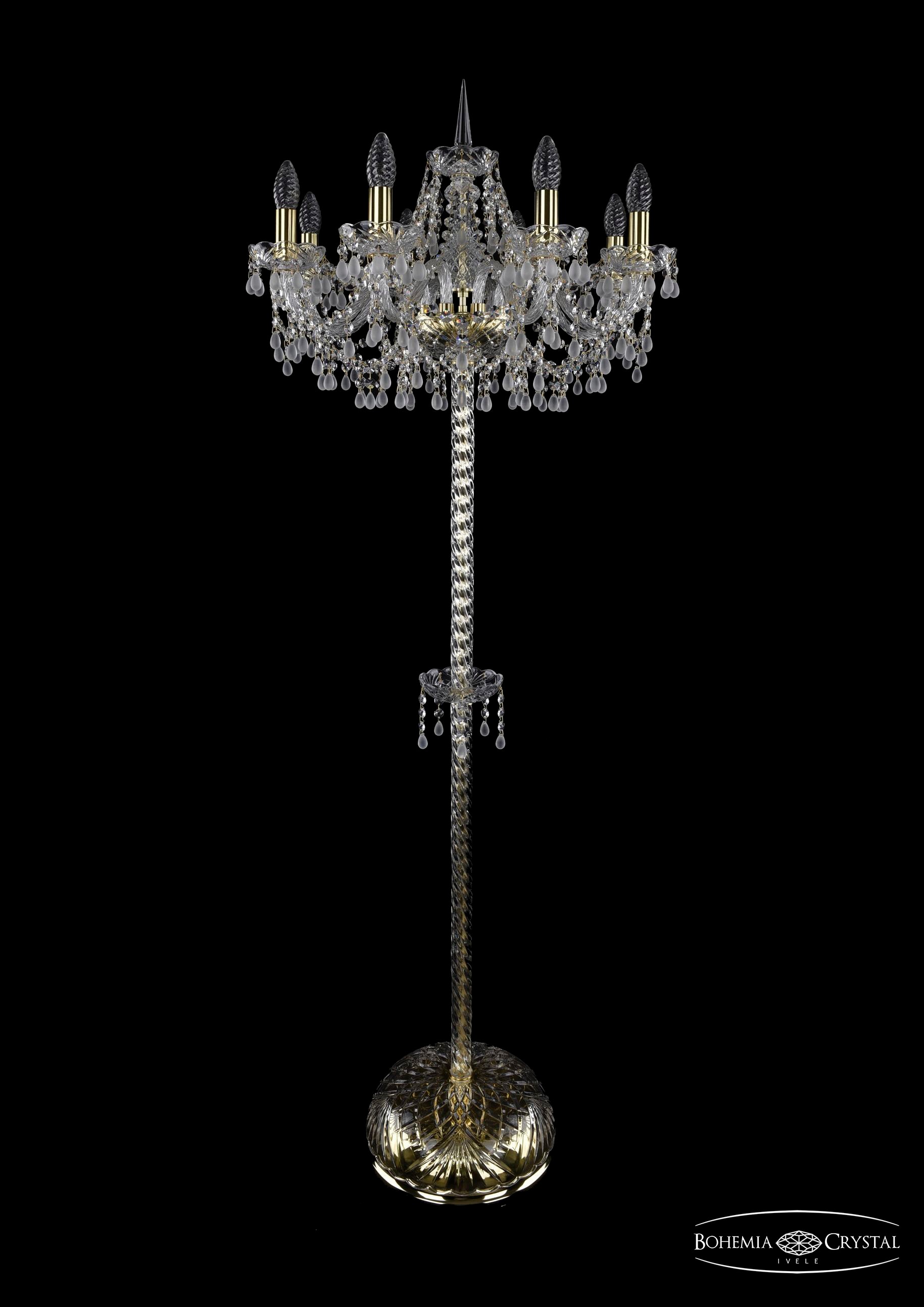 Торшер Bohemia 1410T2/8/195-160/G/V0300