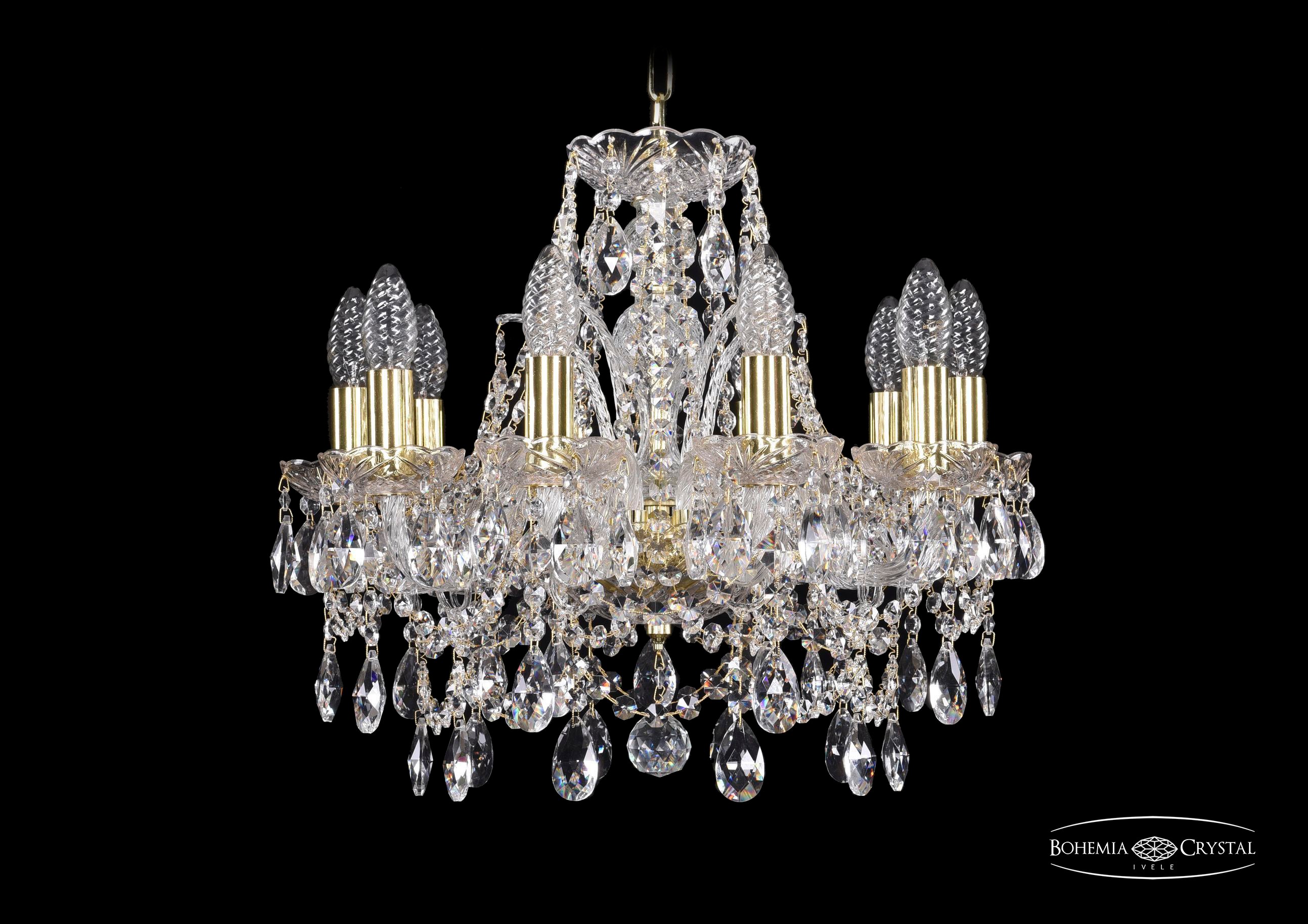 Подвесная хрустальная люстра 1411 Bohemia 1411/10/141 G