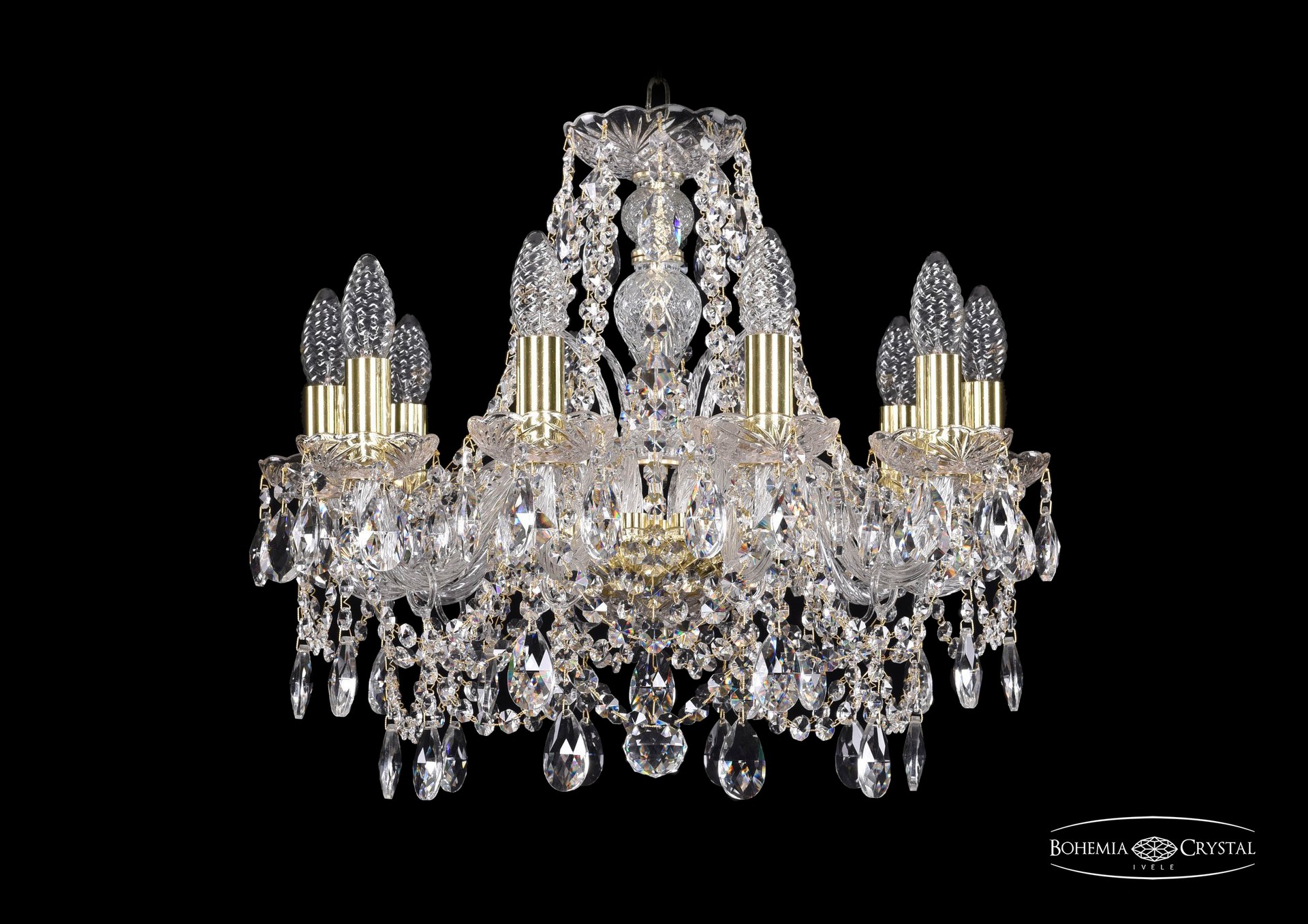 Подвесная хрустальная люстра 1411 Bohemia 1411/10/160 G