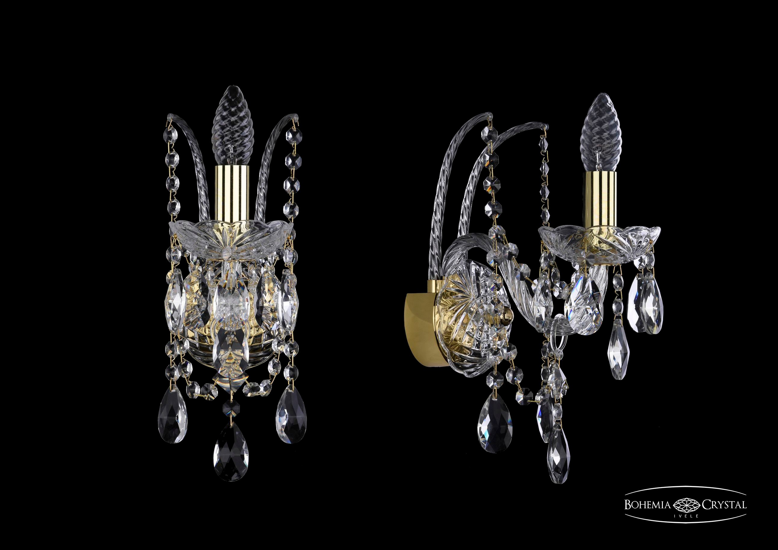 Настенное бра Bohemia 1411 1411B/1/141/G