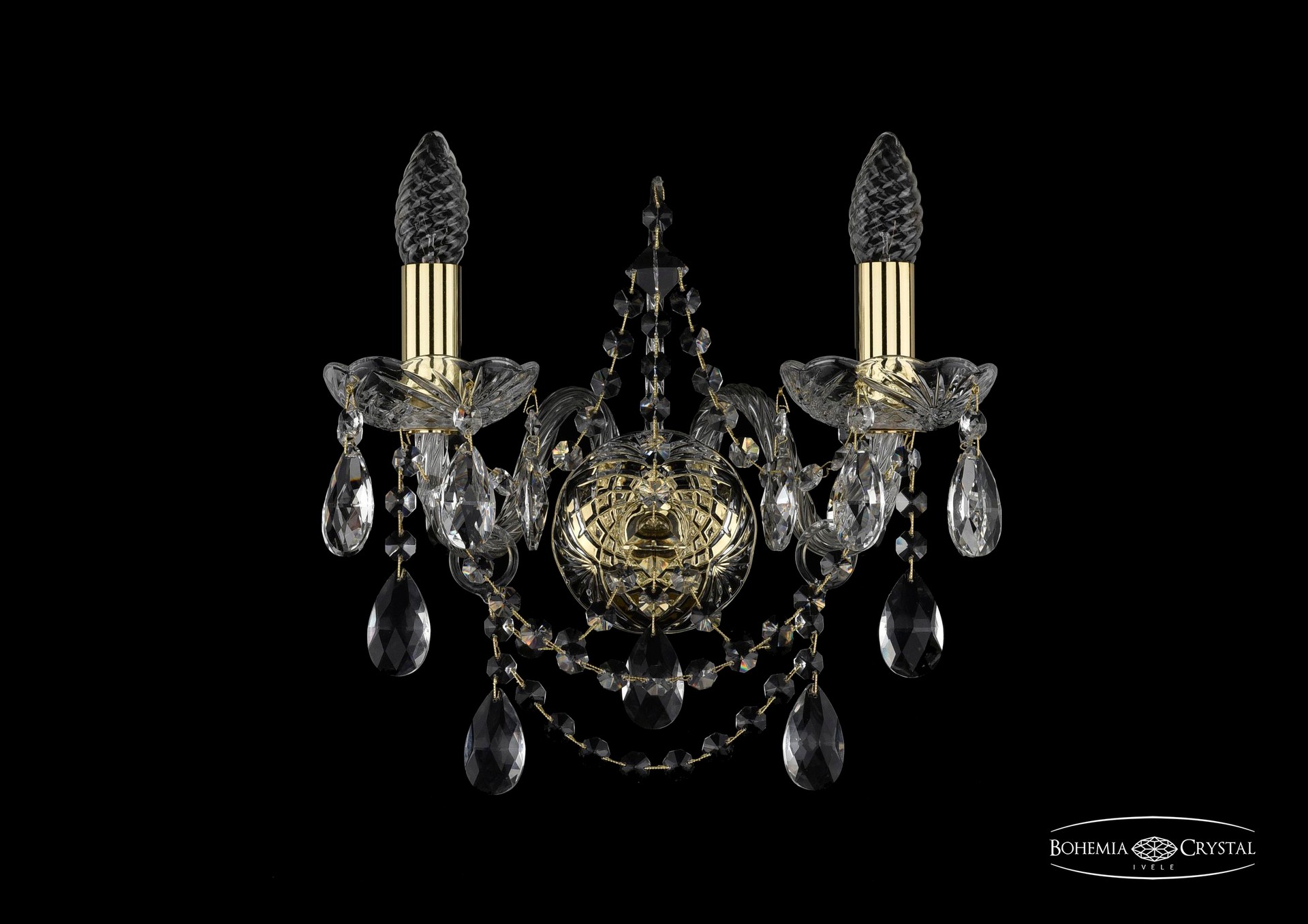 Настенное бра Bohemia 1411 1411B/2/141/G