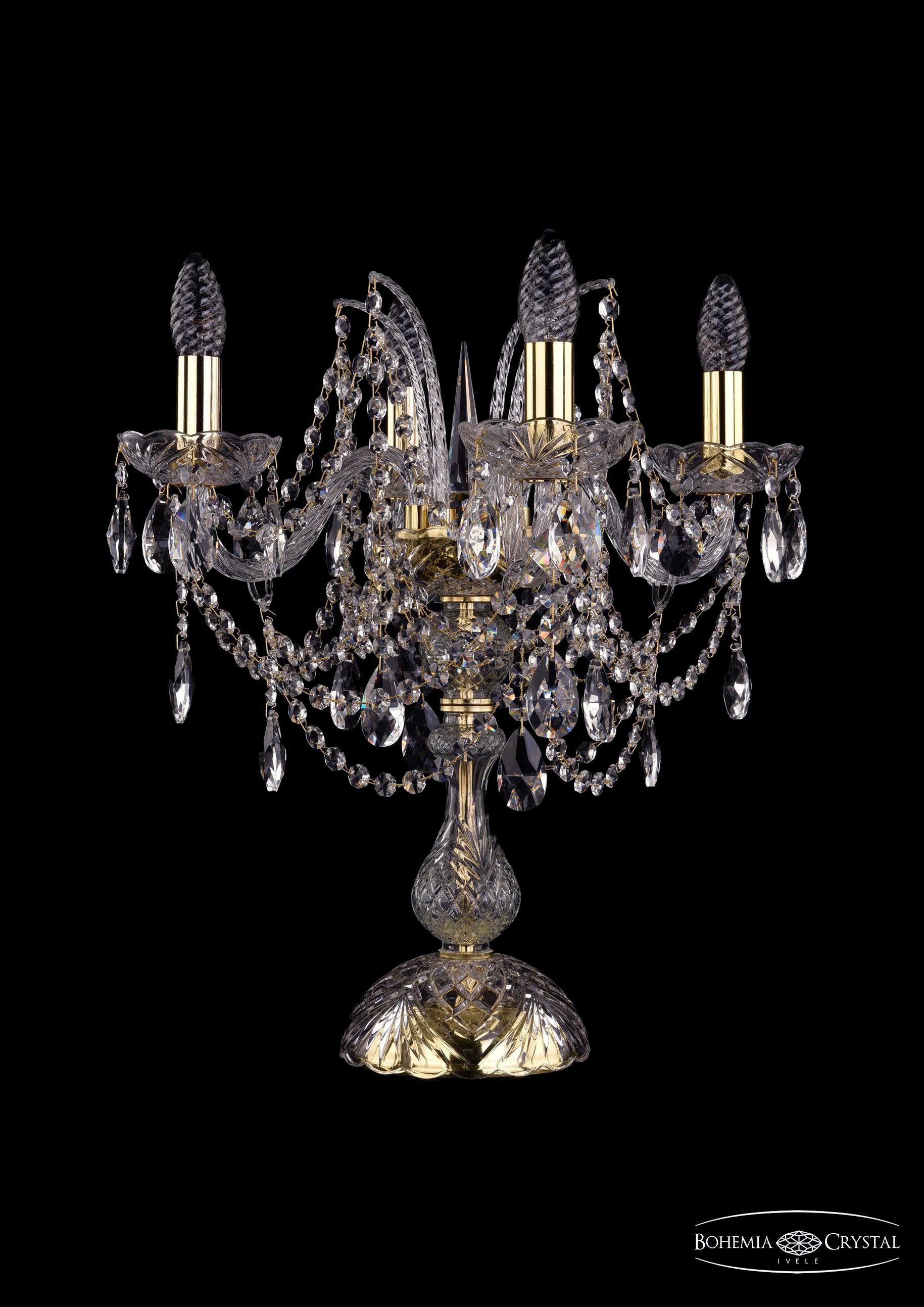 Настольная лампа Bohemia 1411 1411L/4/141-47/G