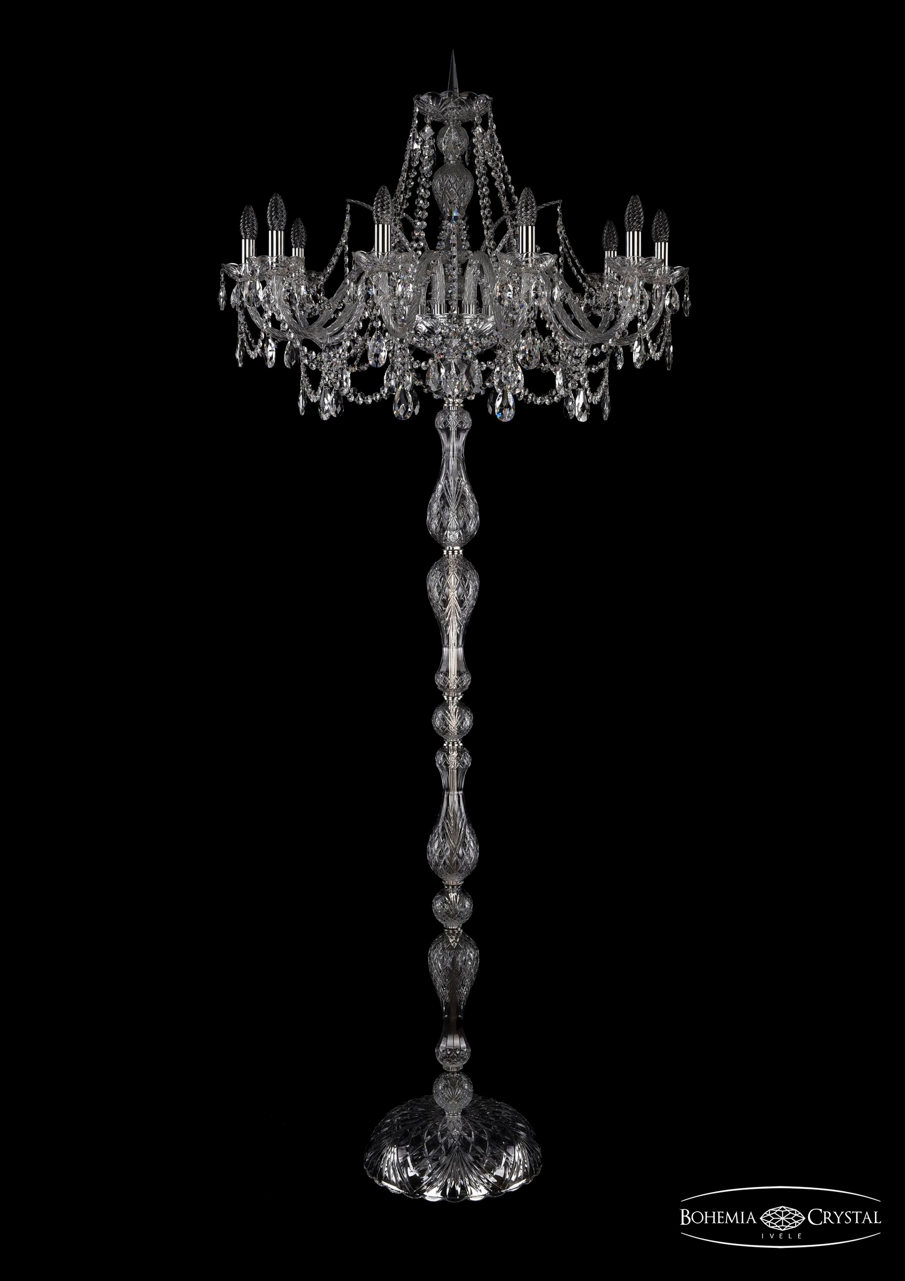 Торшер Bohemia 1411T1/10/300-210/Ni