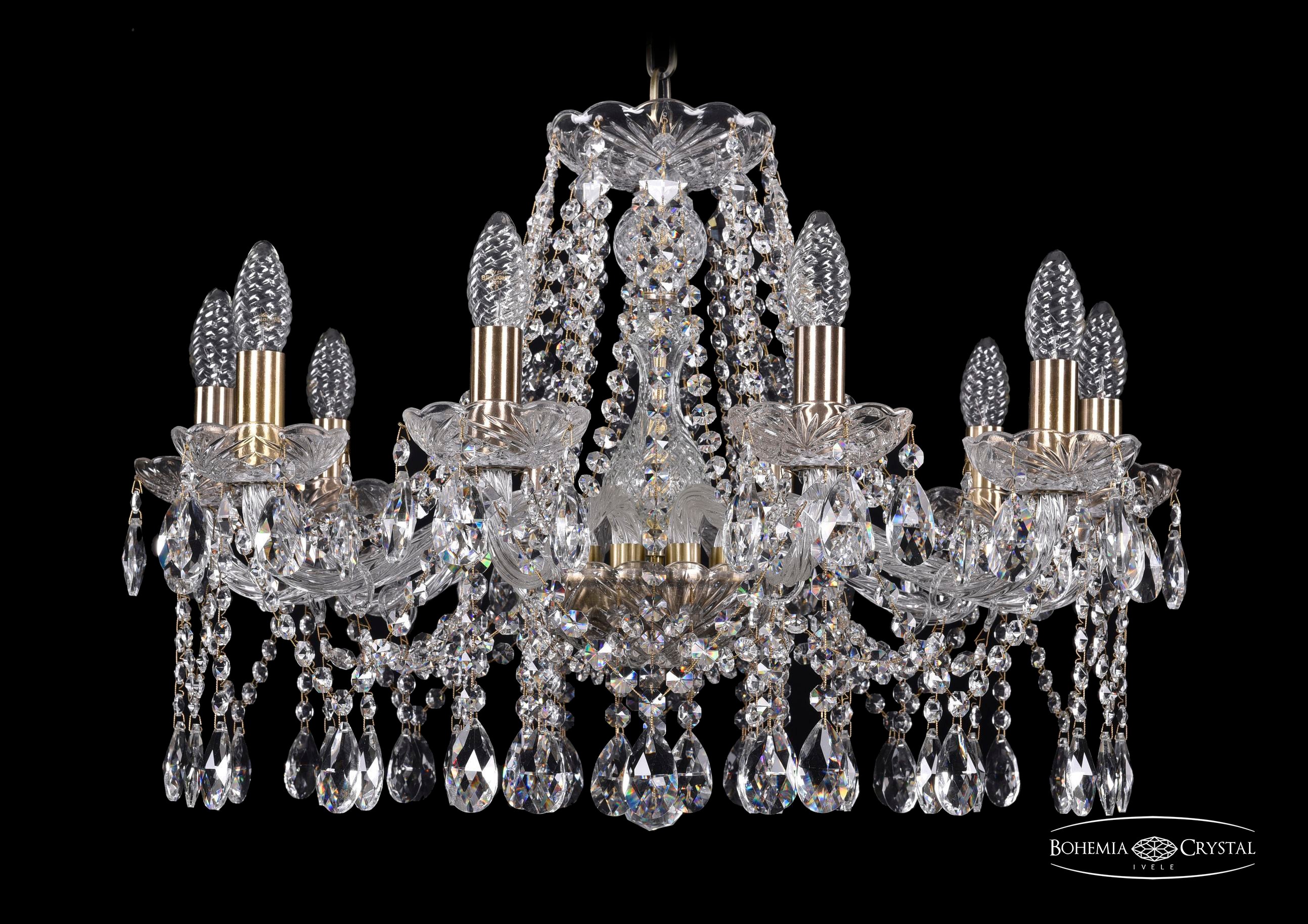 Подвесная хрустальная люстра 1413 Bohemia 1413/10/220 Pa