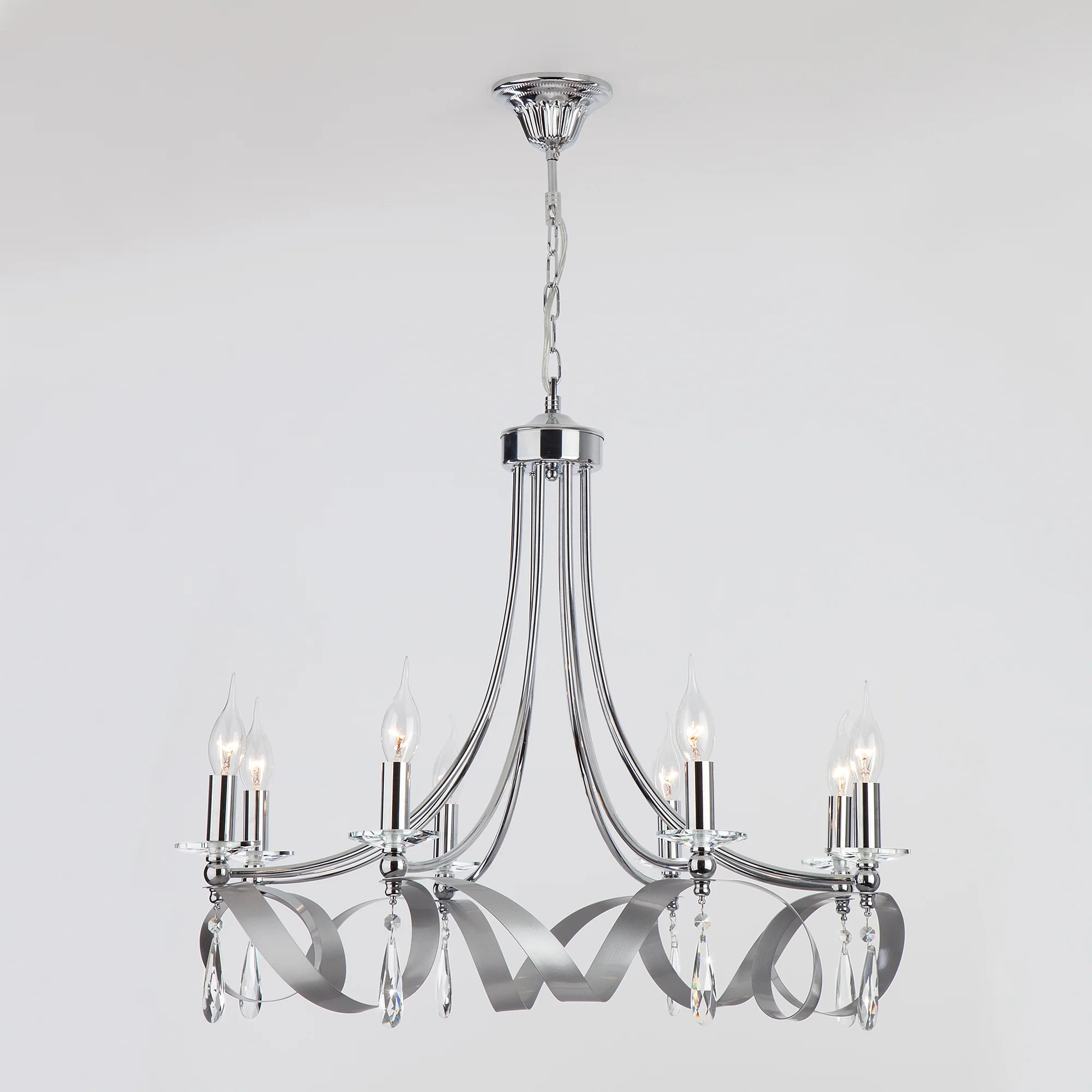 Подвесная люстра Eurosvet Adelia 60064/8 хром