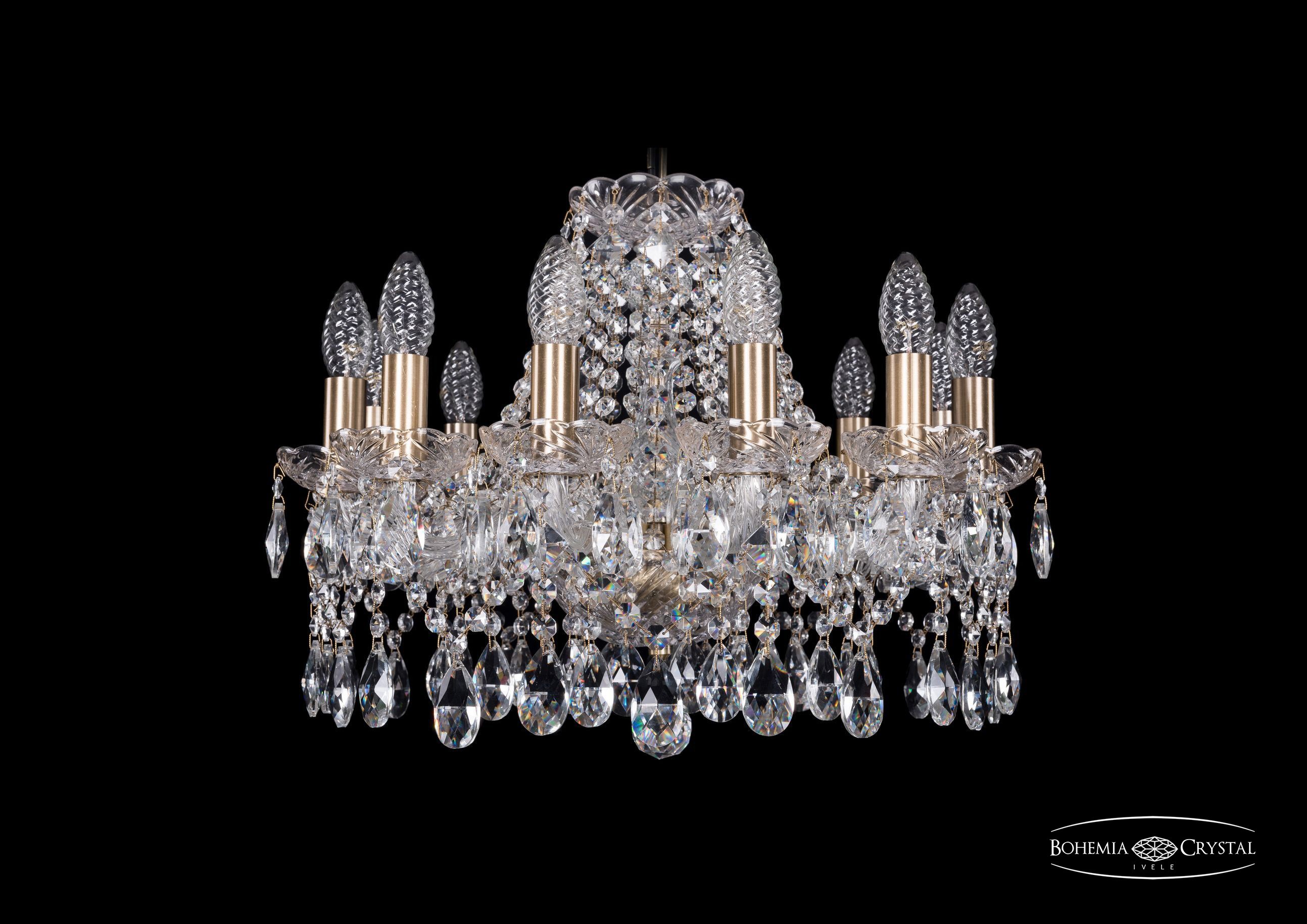 Подвесная хрустальная люстра 1413 Bohemia 1413/12/165 Pa