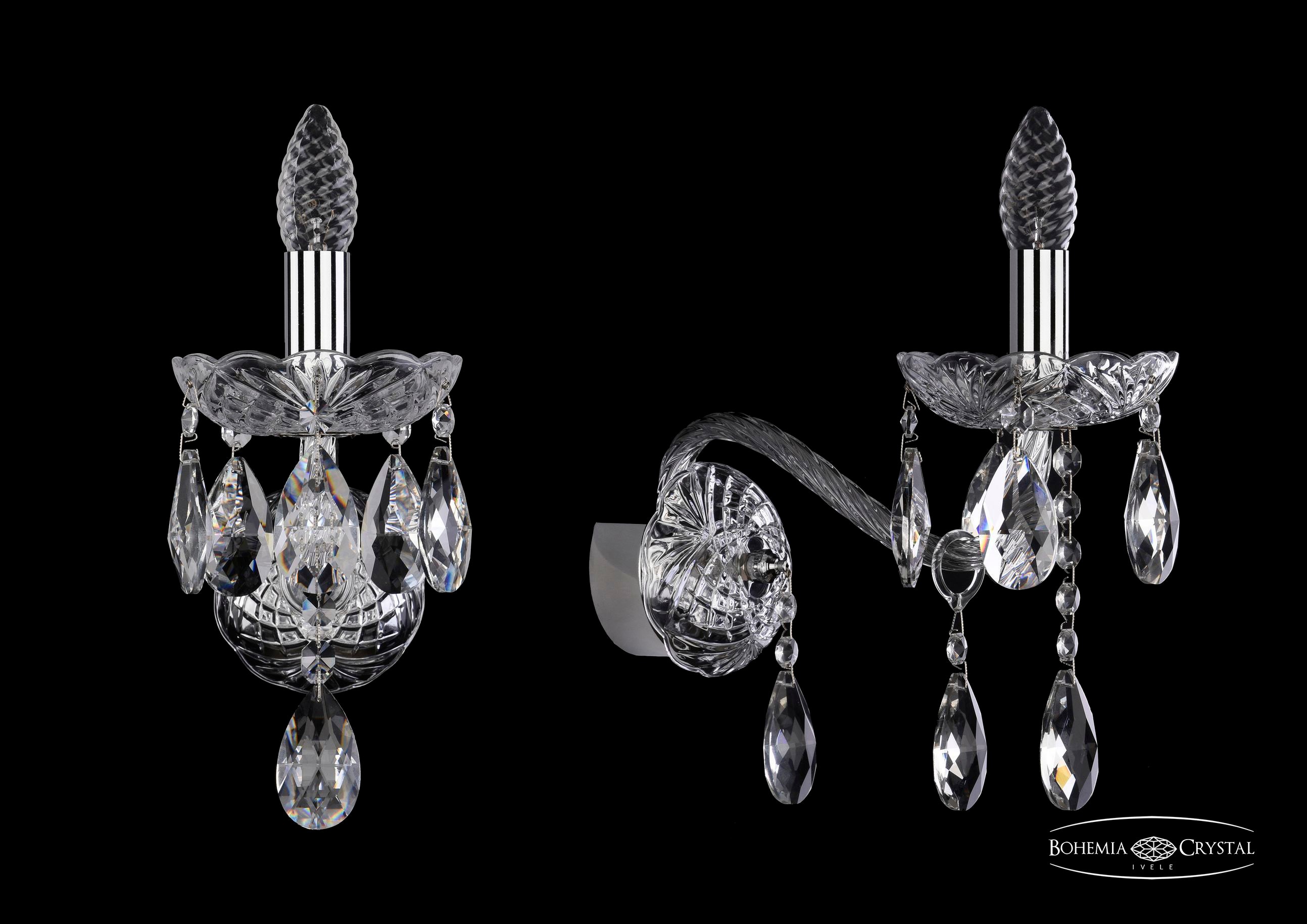 Настенное бра Bohemia 1413 1413B/1/200/XL/Ni