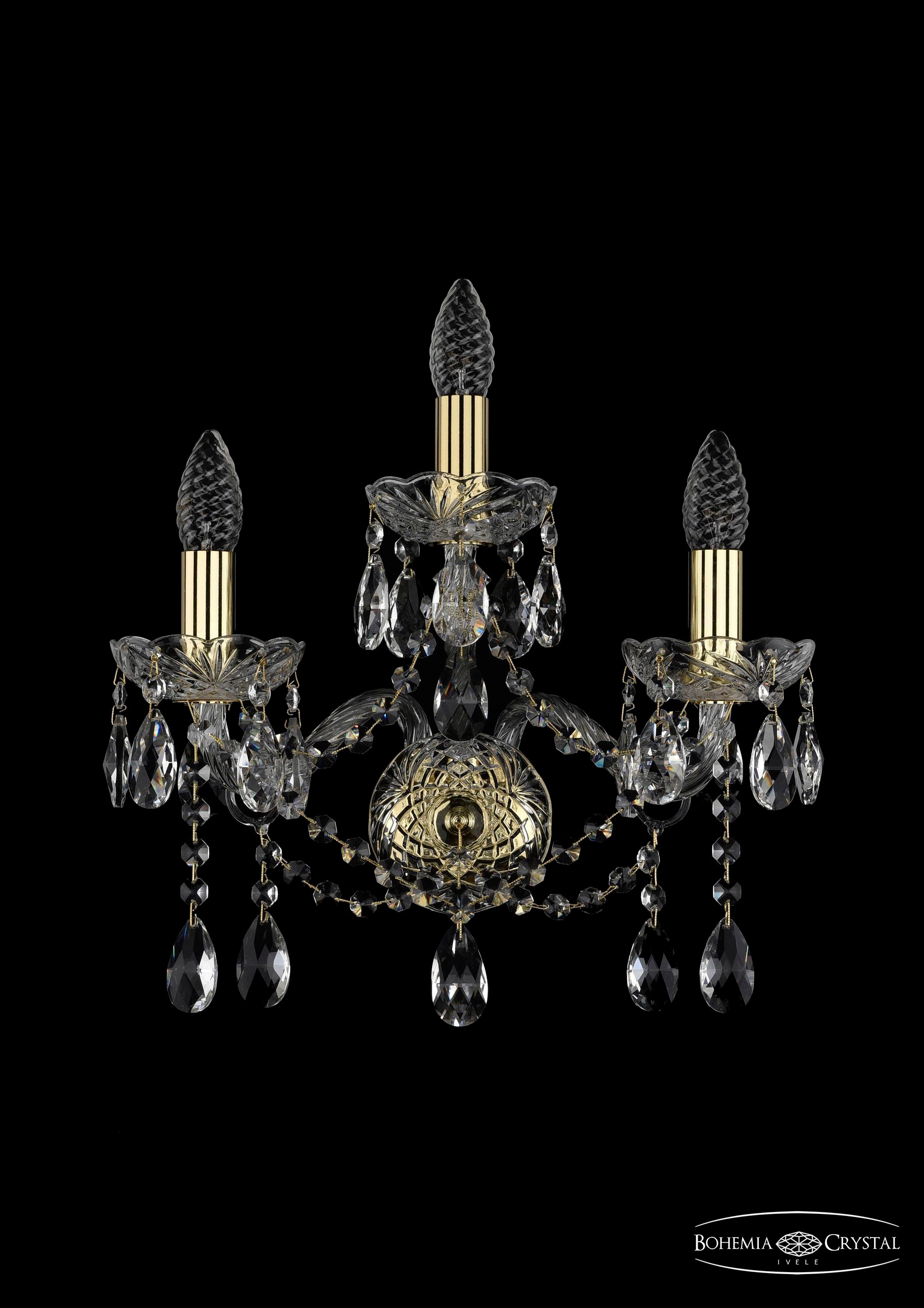 Настенное бра Bohemia 1413 1413B/2+1/165/G