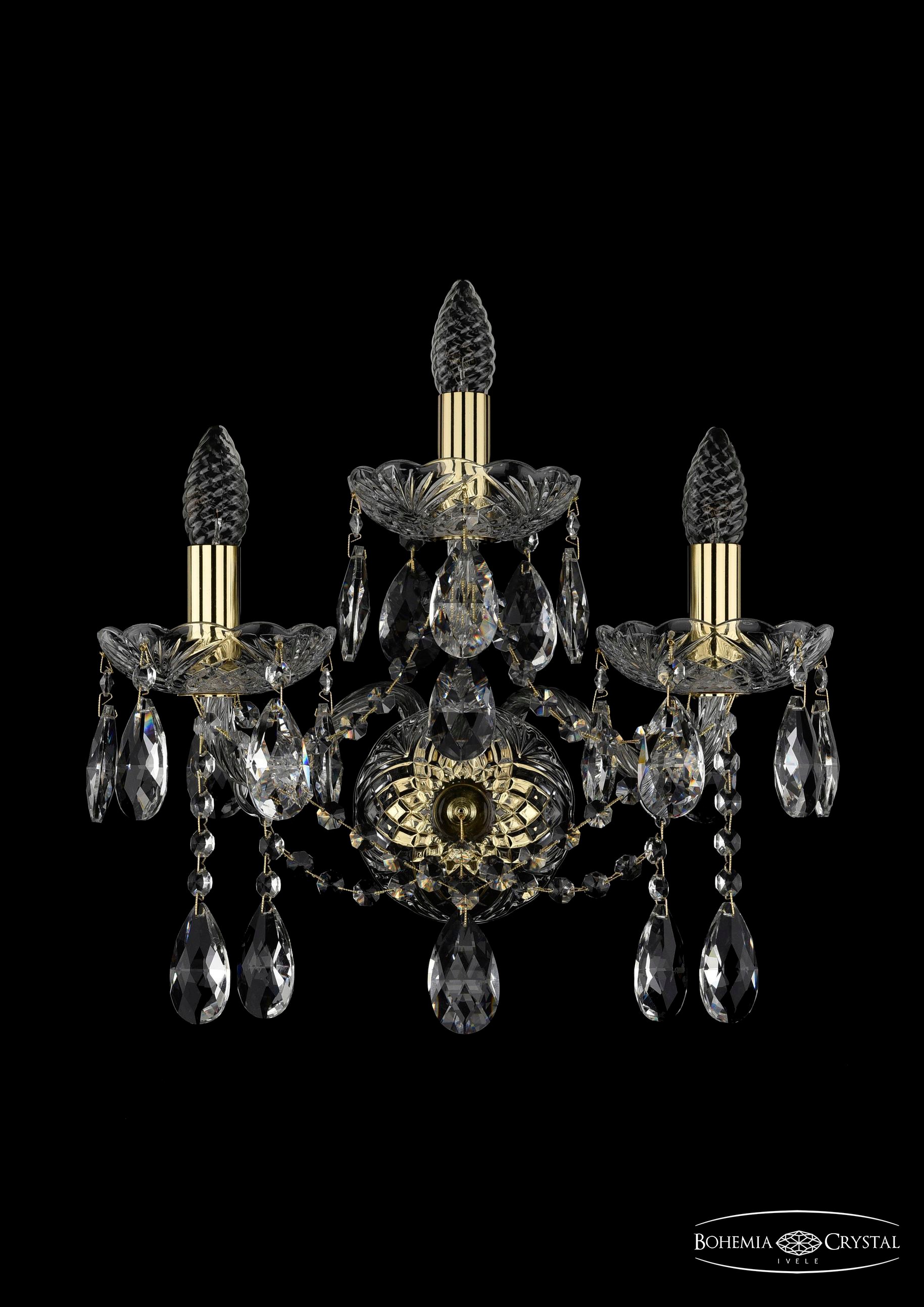 Настенное бра Bohemia 1413 1413B/2+1/165/XL/G