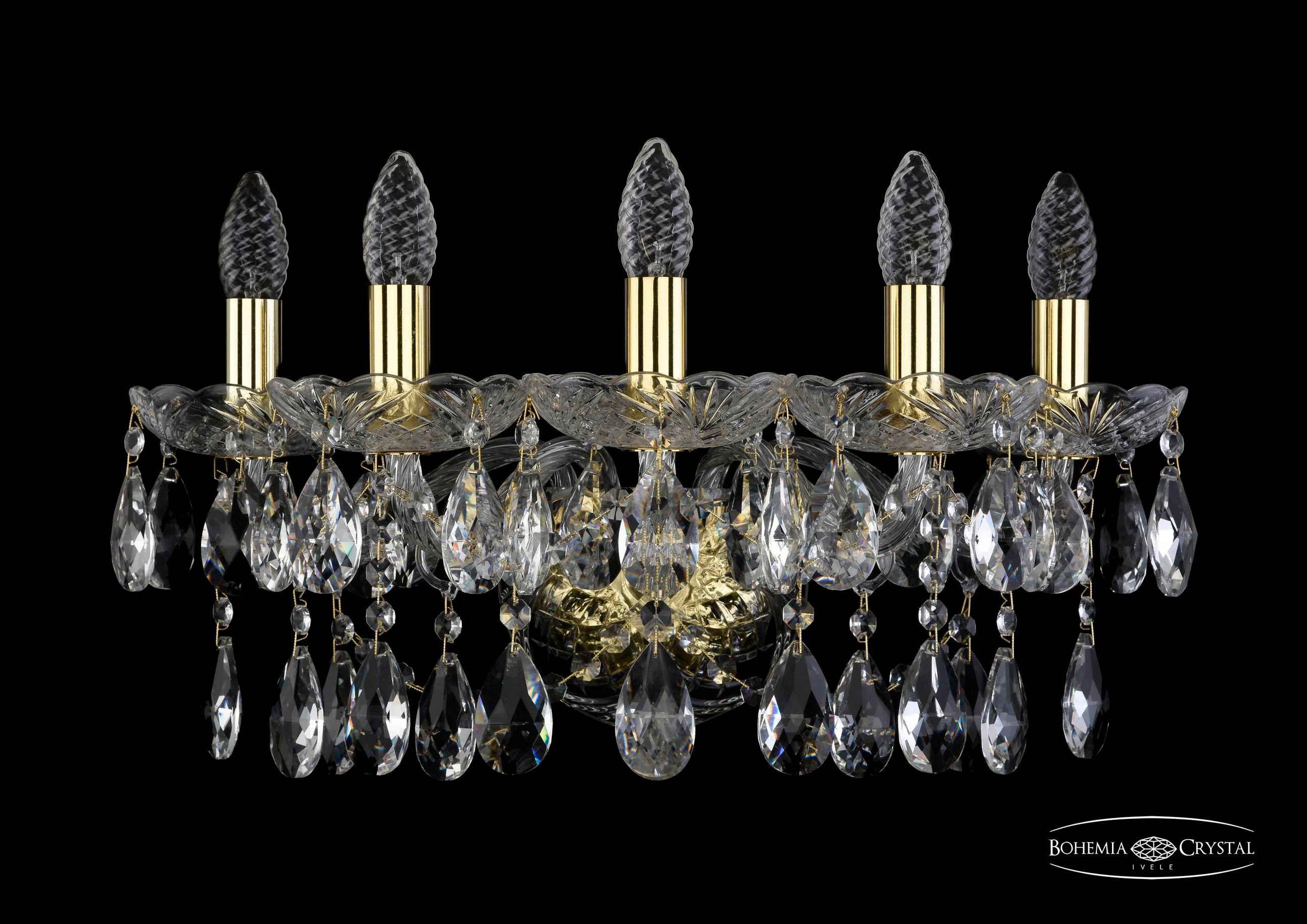 Настенное бра Bohemia 1413 1413B/5/165/XL/G