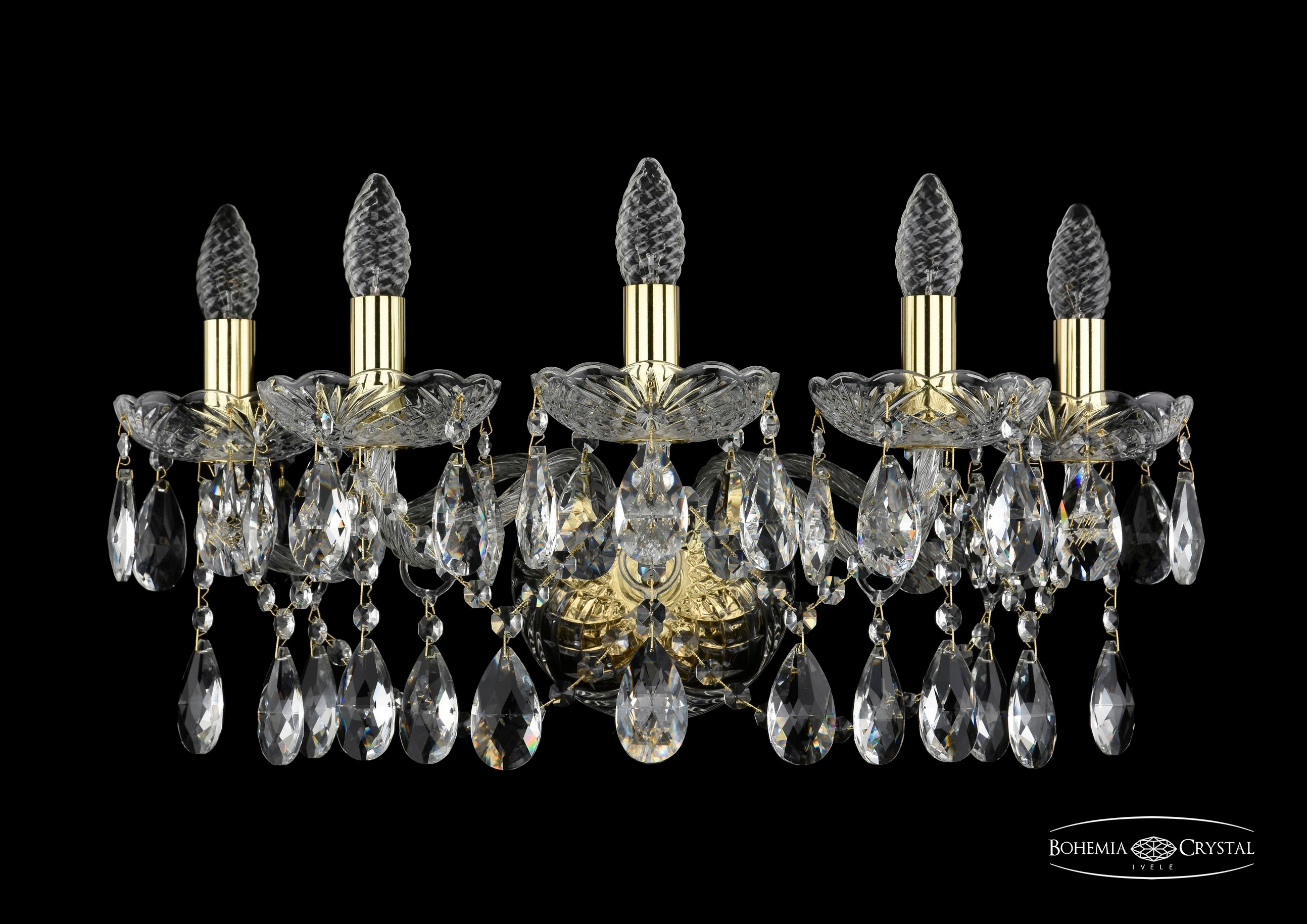 Настенное бра Bohemia 1413 1413B/5/200/XL/G