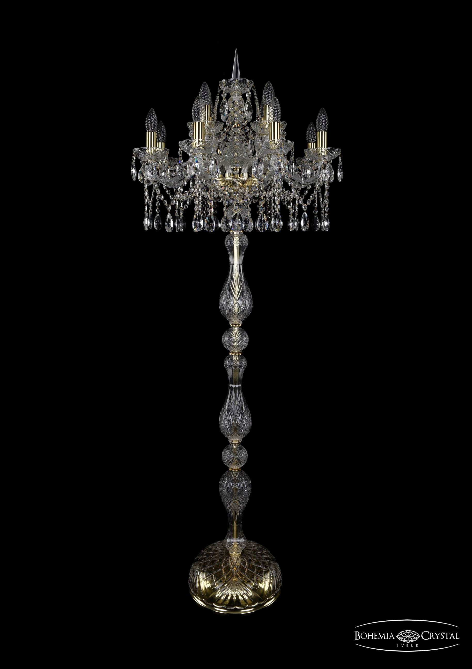 Торшер Bohemia 1413T1/8+4/200-165/G