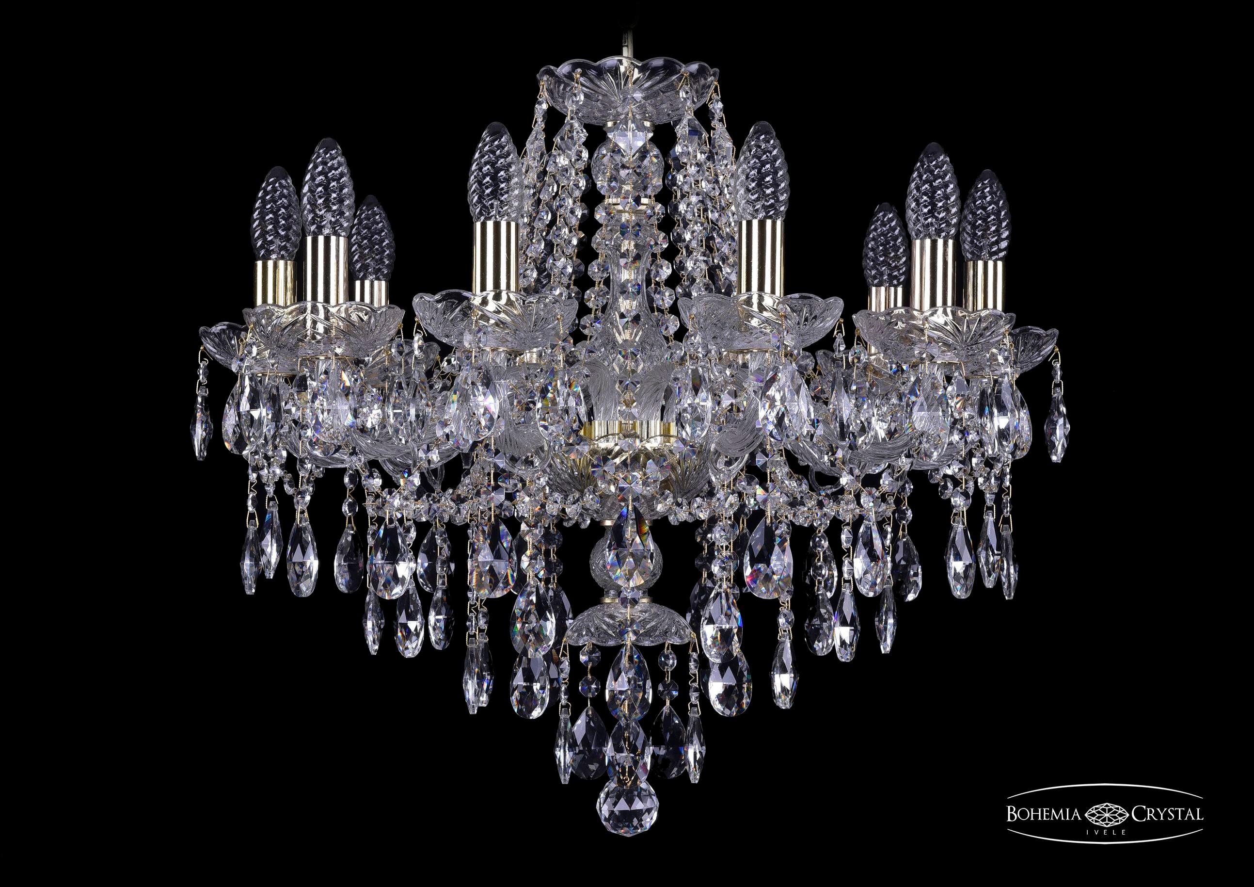 Подвесная хрустальная люстра 1415 Bohemia 1415/10/200 G
