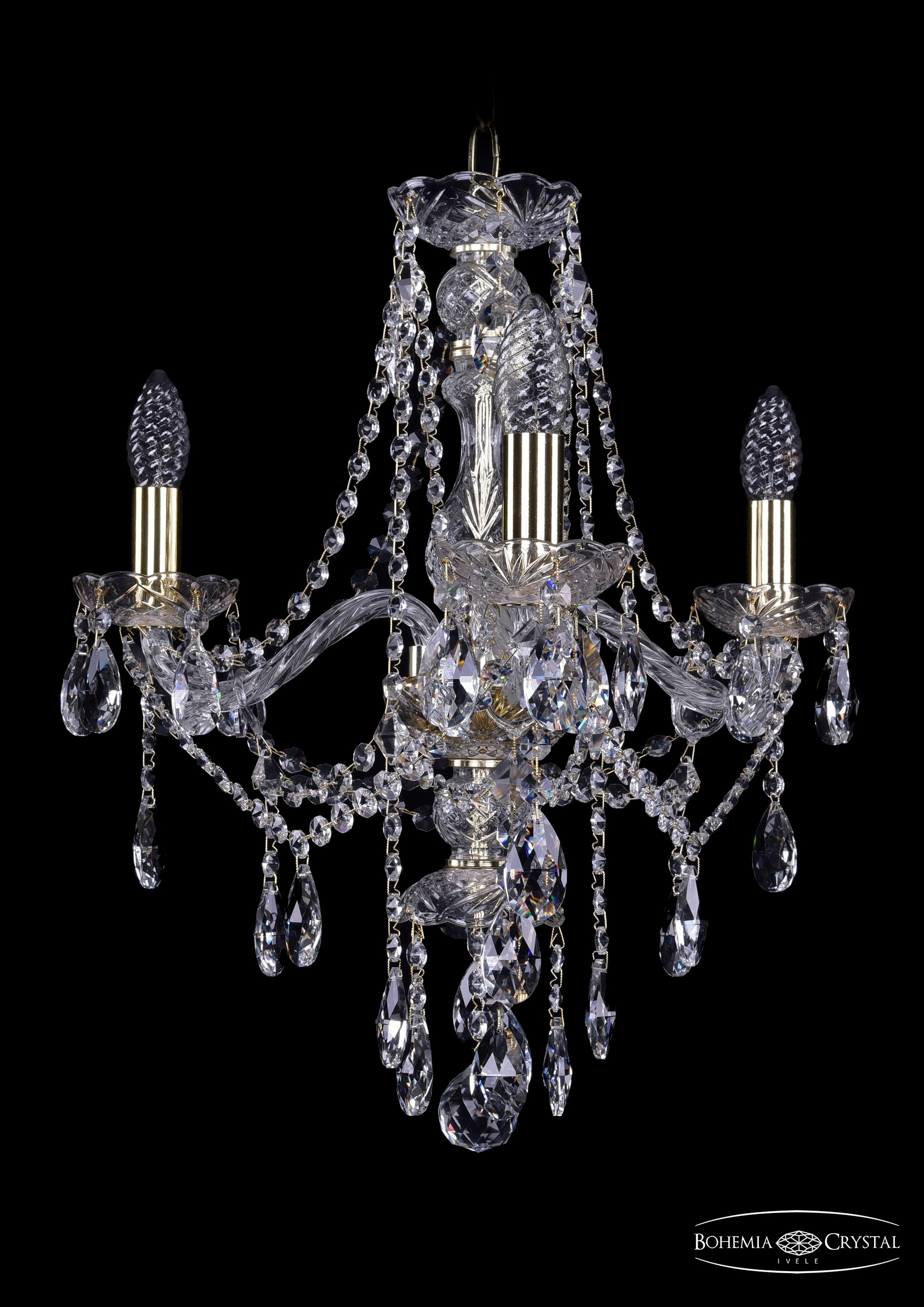 Подвесная хрустальная люстра 1415 Bohemia 1415/3/165 G
