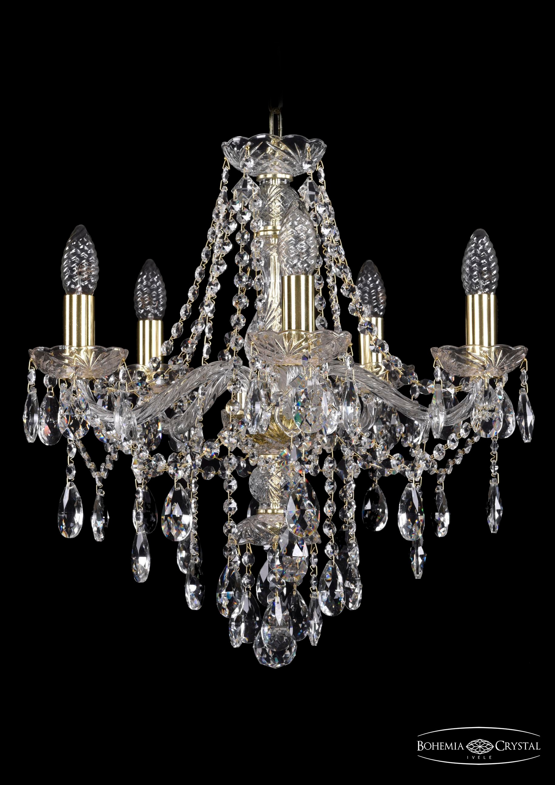 Подвесная хрустальная люстра 1415 Bohemia 1415/5/165 G