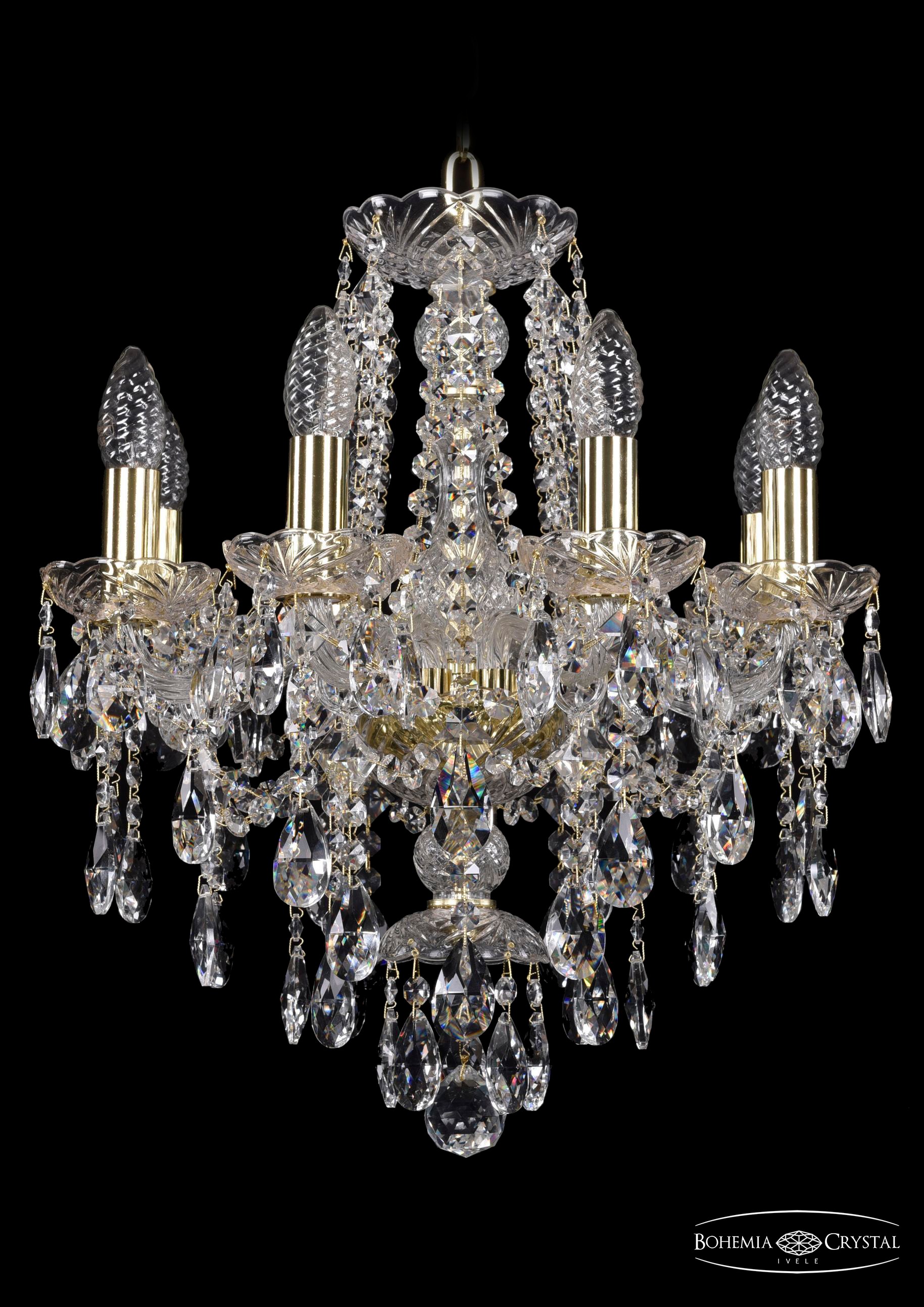 Подвесная хрустальная люстра 1415 Bohemia 1415/8/141 G