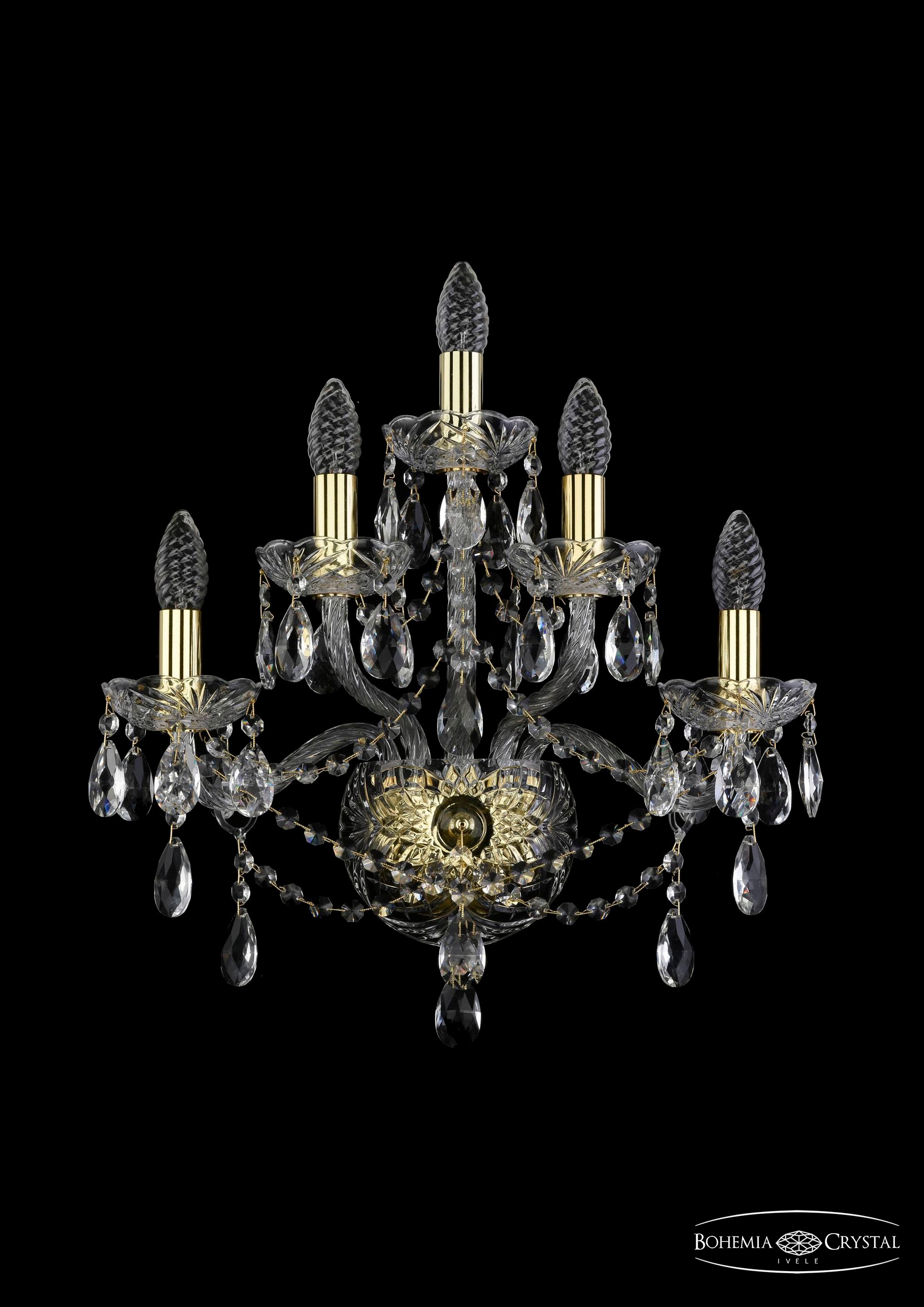 Настенное бра Bohemia 1415 1415B/2+2+1/165/G