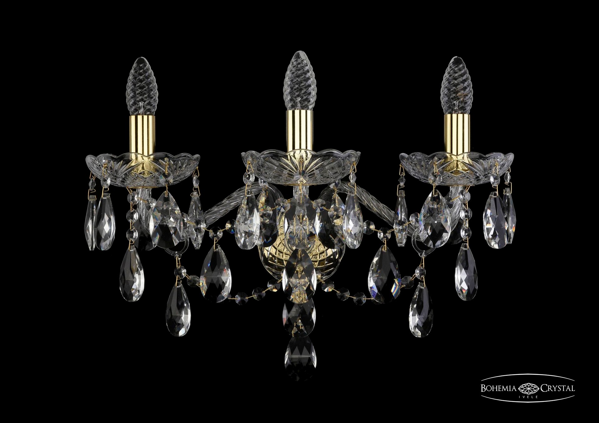 Настенное бра Bohemia 1415 1415B/3/200/XL/G