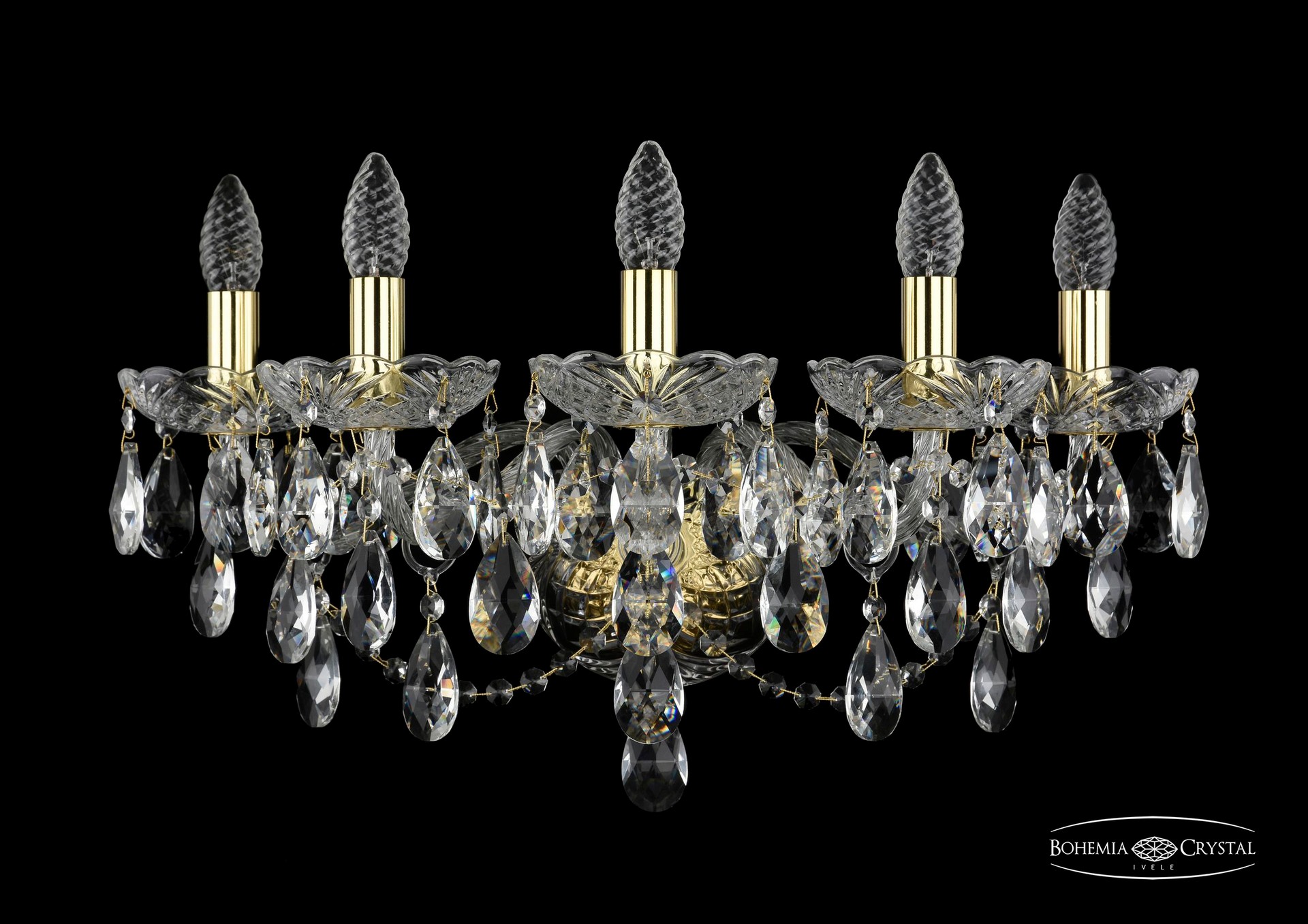 Настенное бра Bohemia 1415 1415B/5/200/XL/G