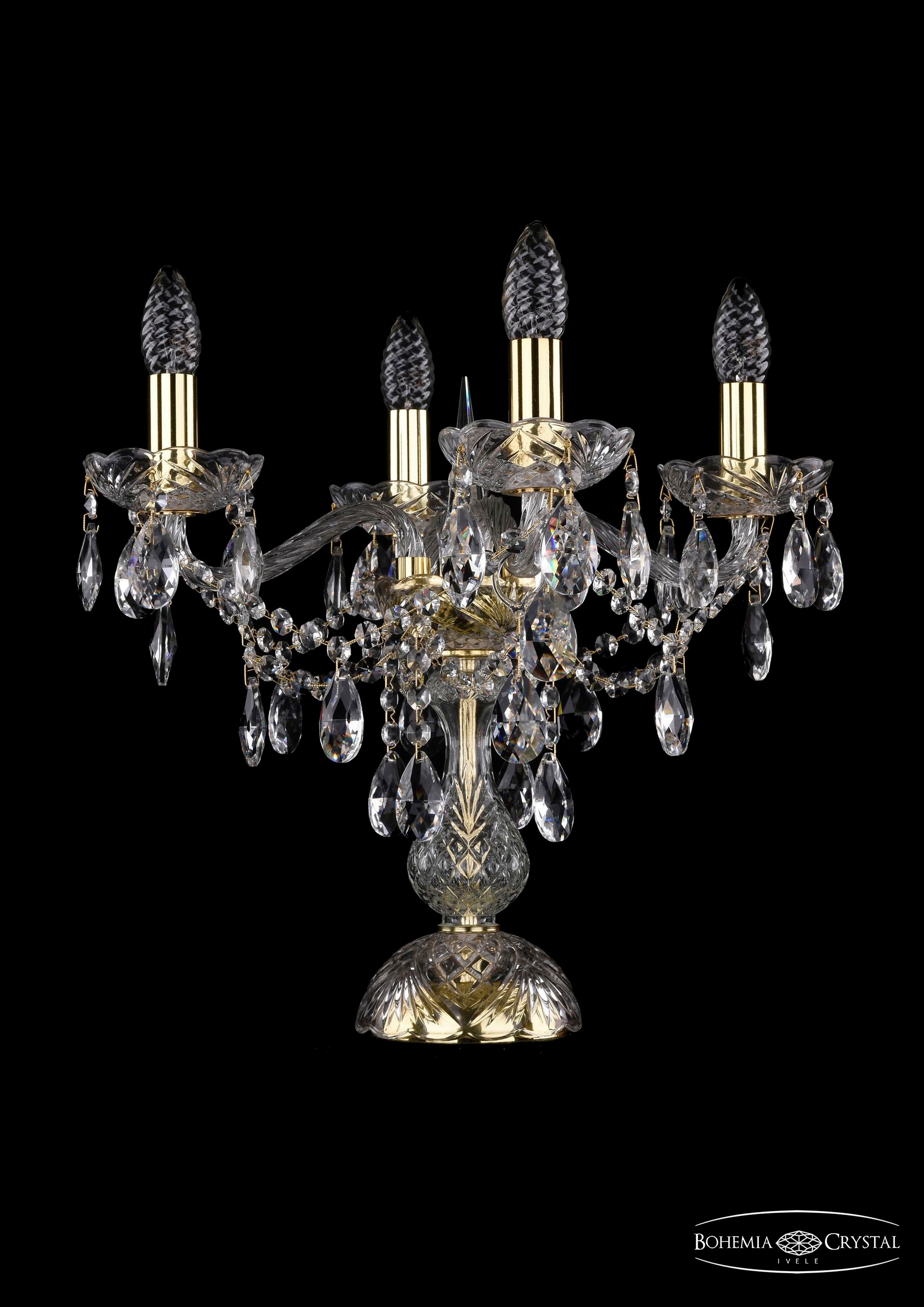 Настольная лампа Bohemia 1415 1415L/4/141-39/G