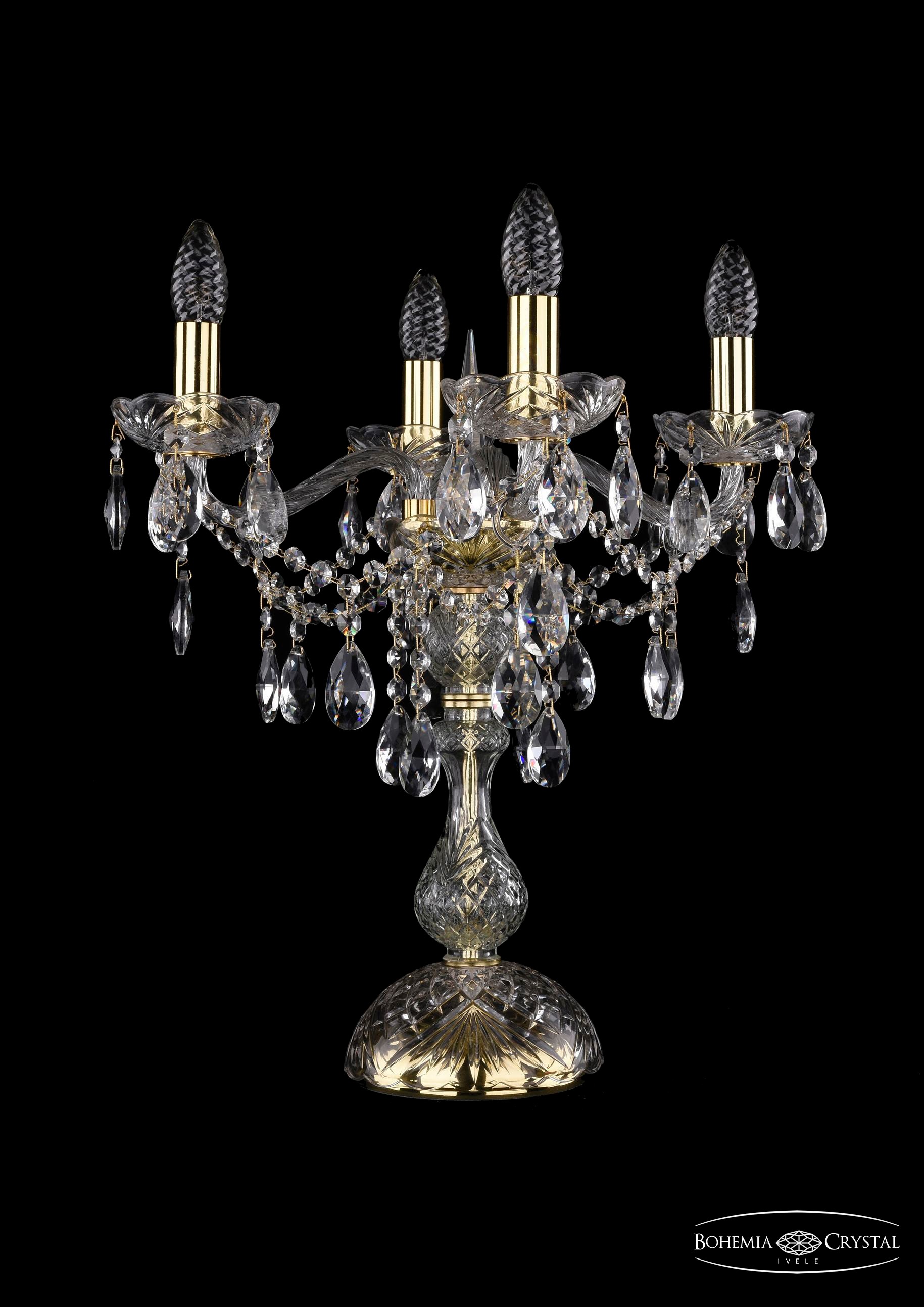 Настольная лампа Bohemia 1415 1415L/4/141-47/G