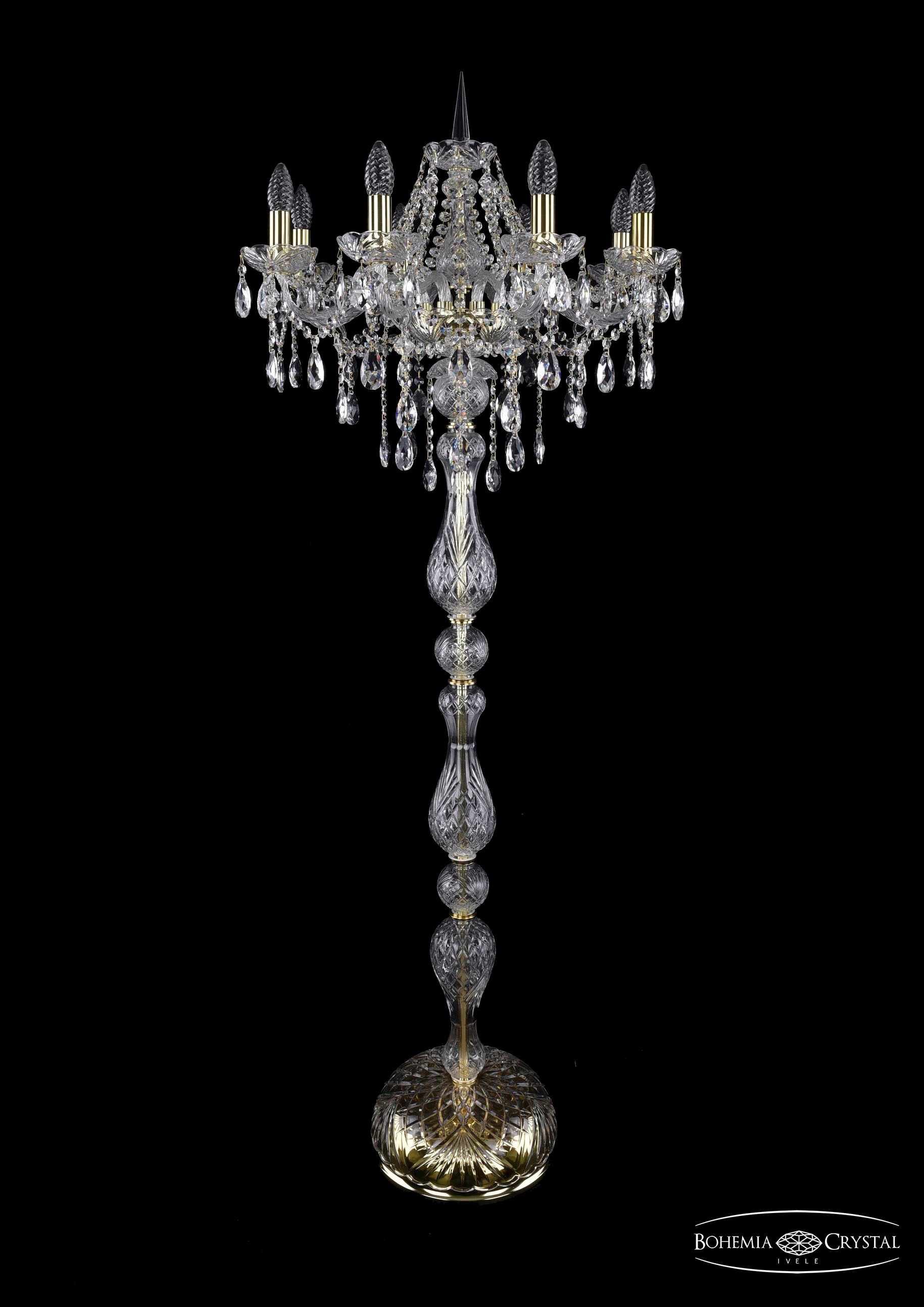 Торшер Bohemia 1415T1/8/200-160/G