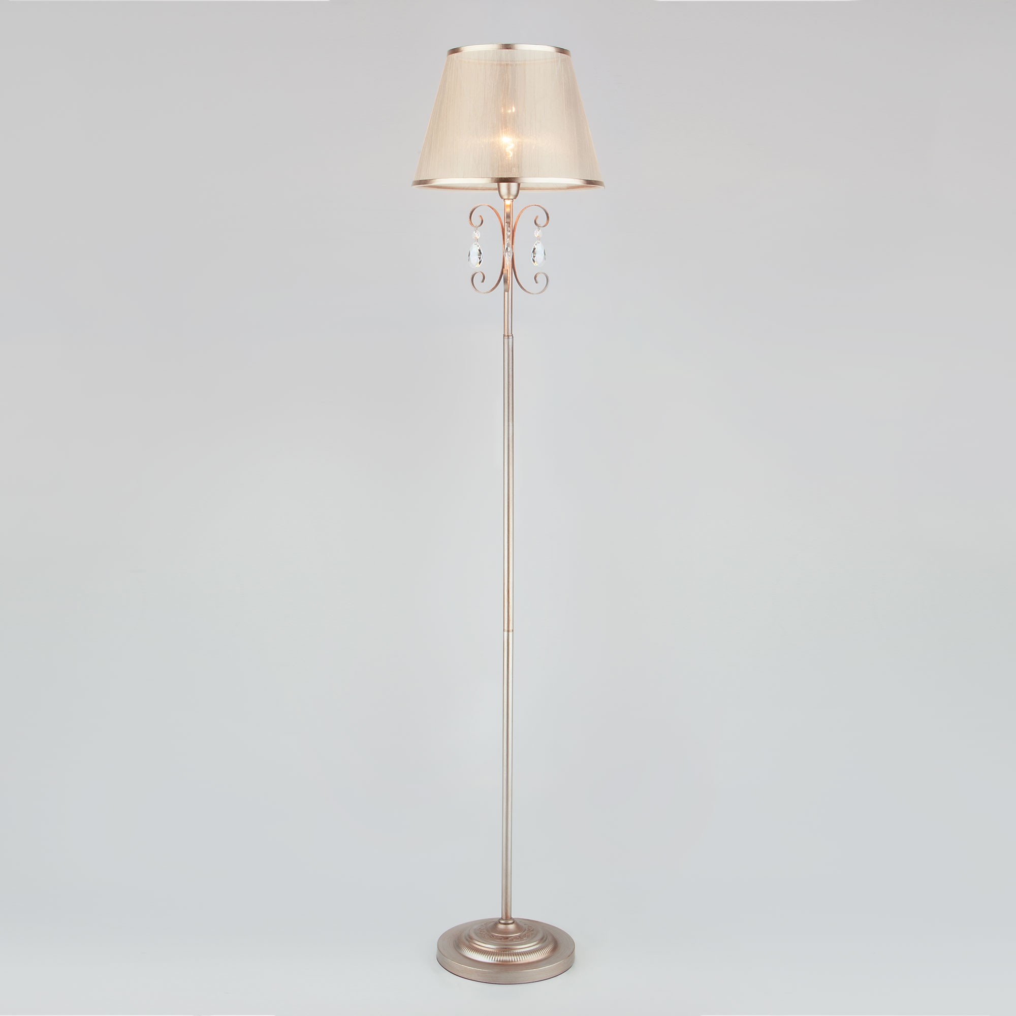 Торшер Eurosvet Liona 01052/1 серебро