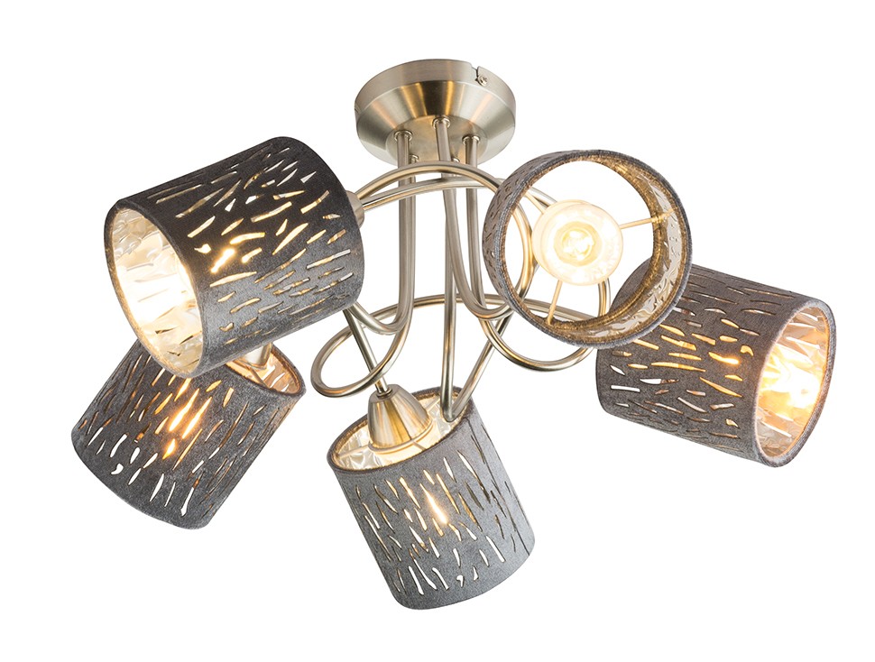 Потолочная люстра Globo Tarok 15265-5D