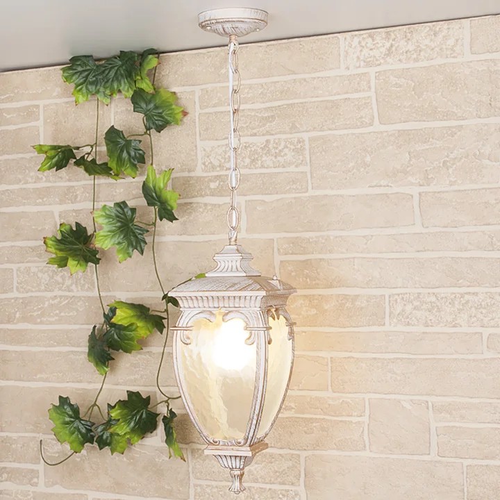 Уличный подвесной светильник Elektrostandard Andromeda Andromeda H (GLYF-8024H) белое золото