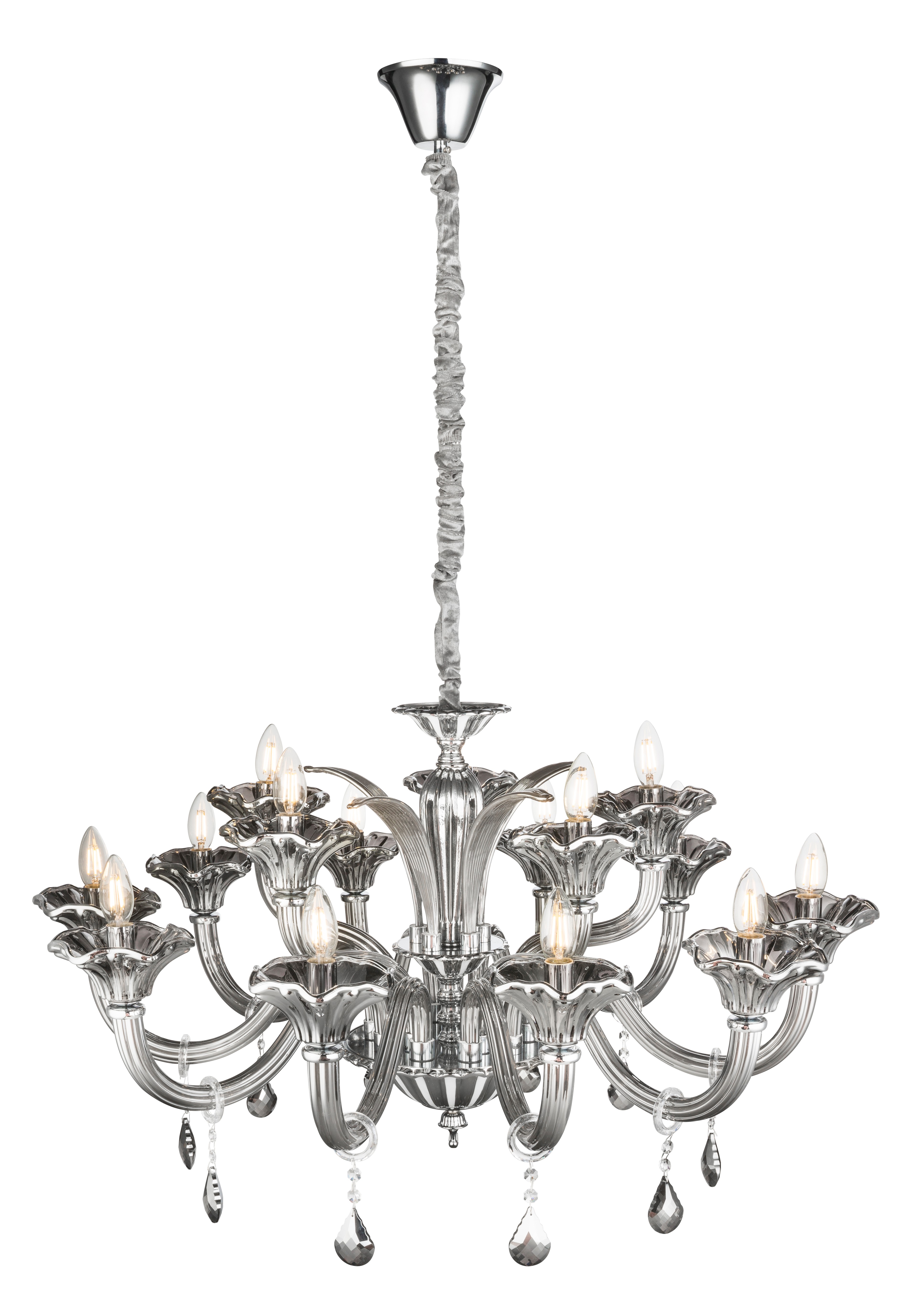 Подвесная хрустальная люстра Olenna Globo 64129-15