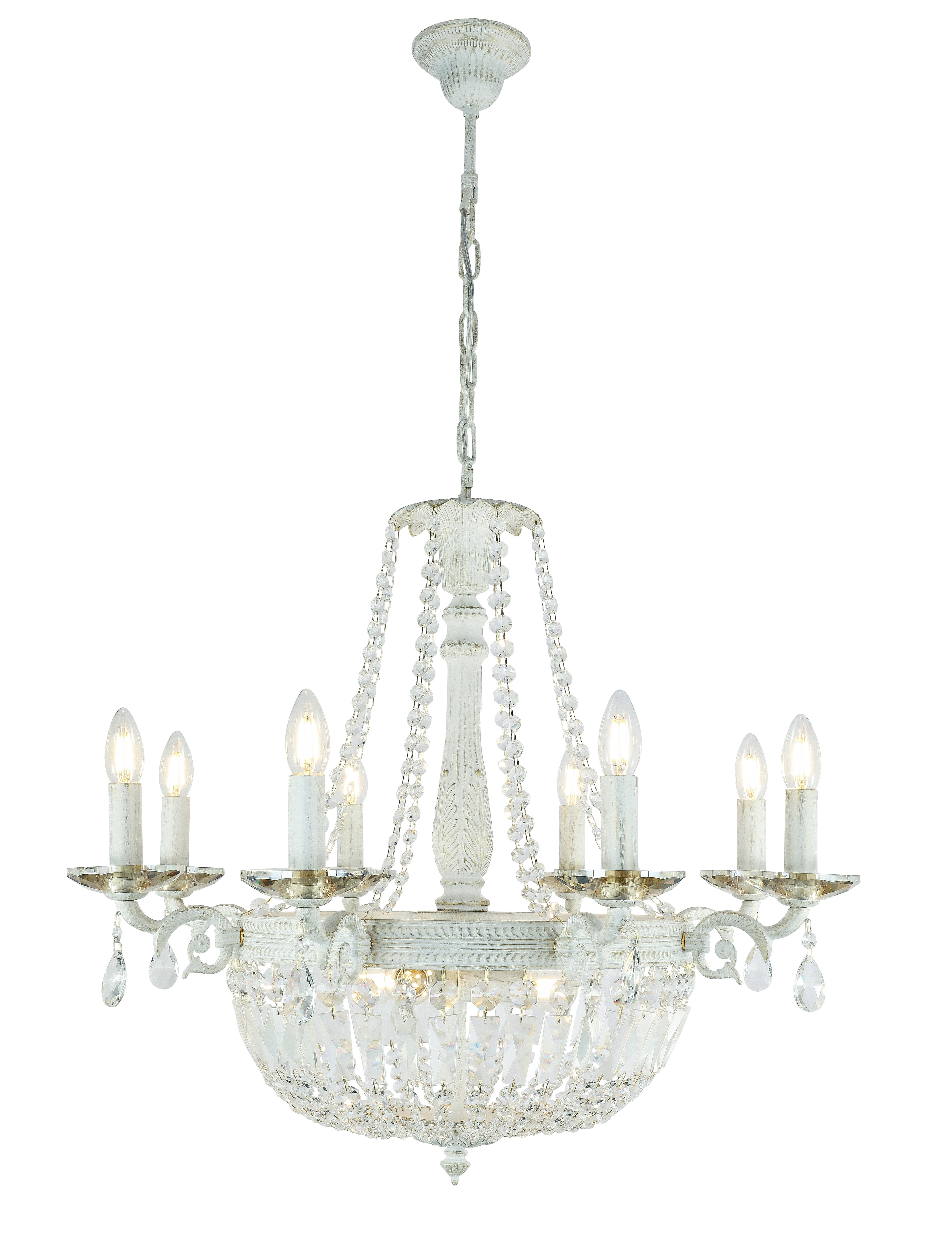 Подвесная хрустальная люстра Asha Globo 64130-8W