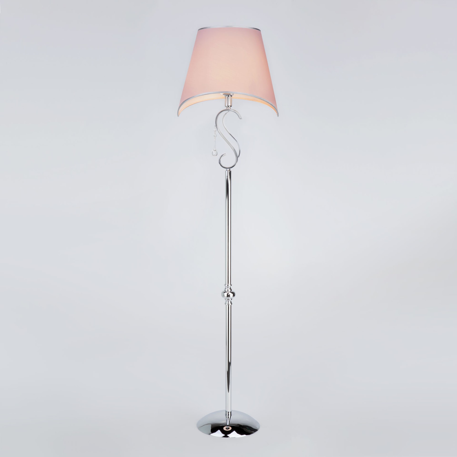 Торшер Eurosvet Kelly 01054/1 хром/прозрачный хрусталь Strotskis