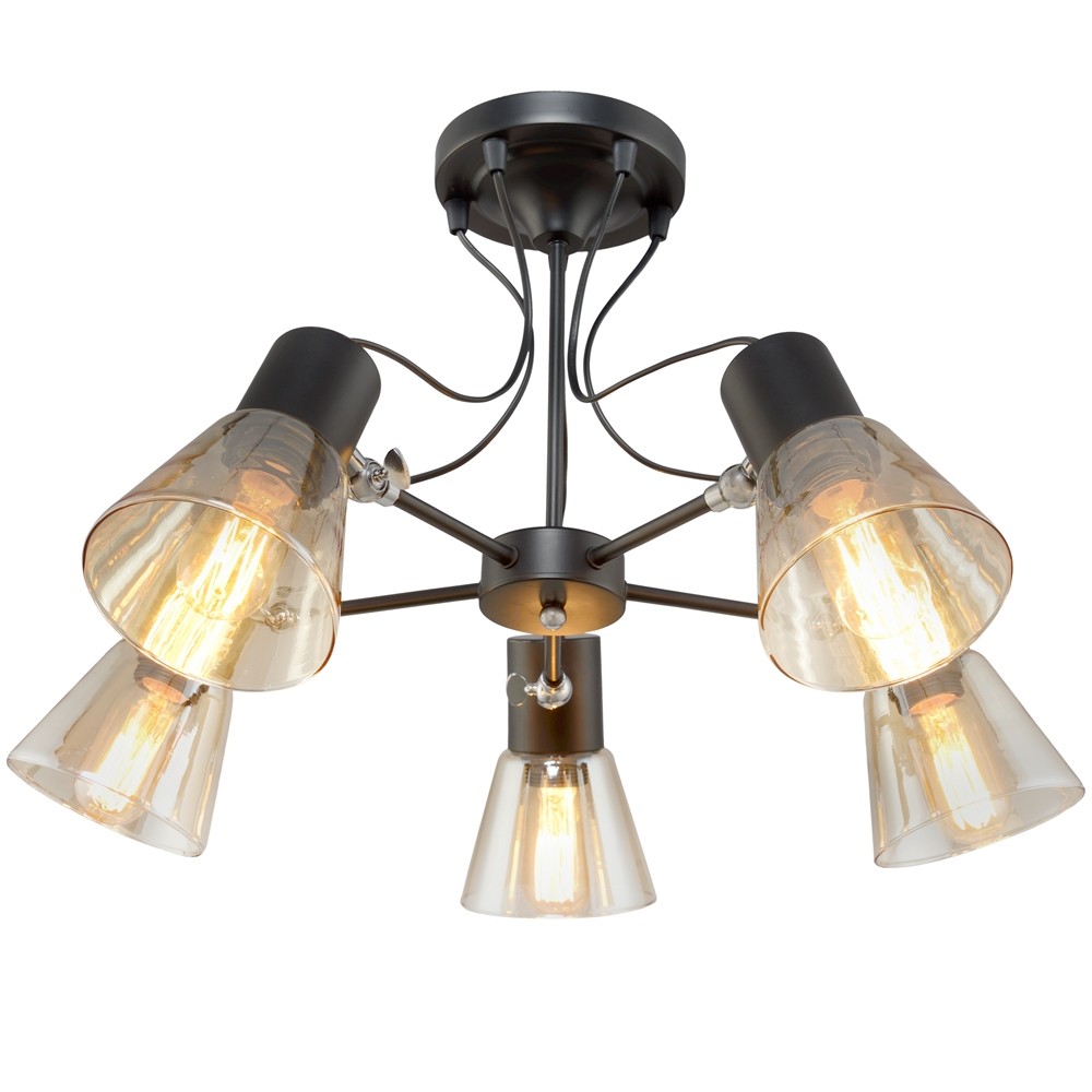 Потолочная люстра Максисвет 4719 1-4719-5-BK E27