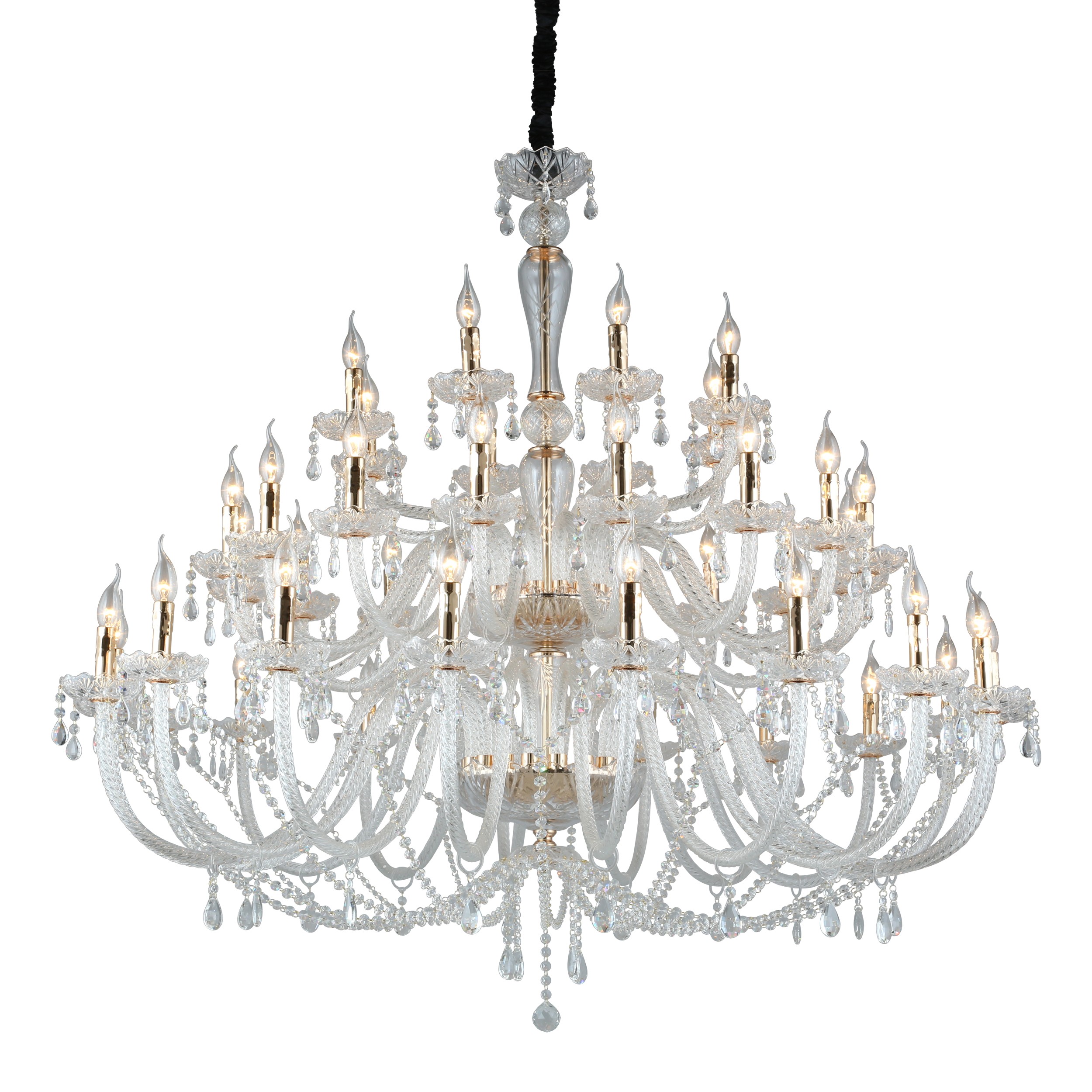 Подвесная хрустальная люстра Ladispoli Omnilux OML-89103-42