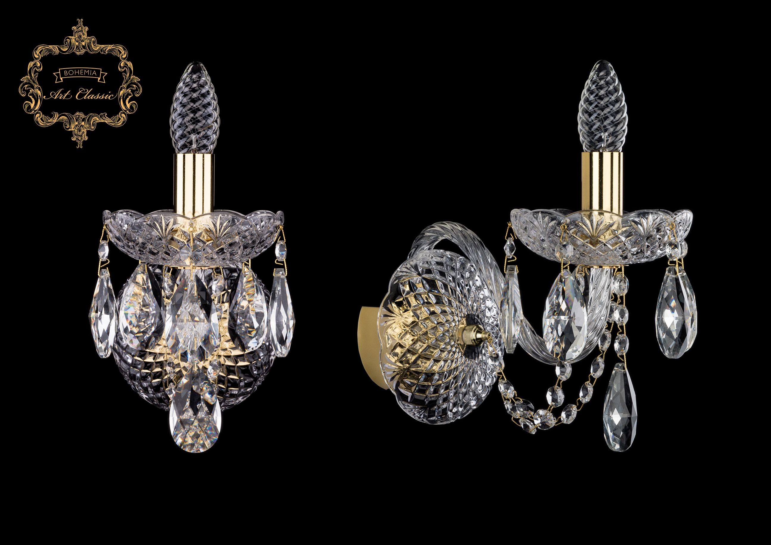 Настенное бра Art Classic 10.11.1.165.XL.Gd.Sp