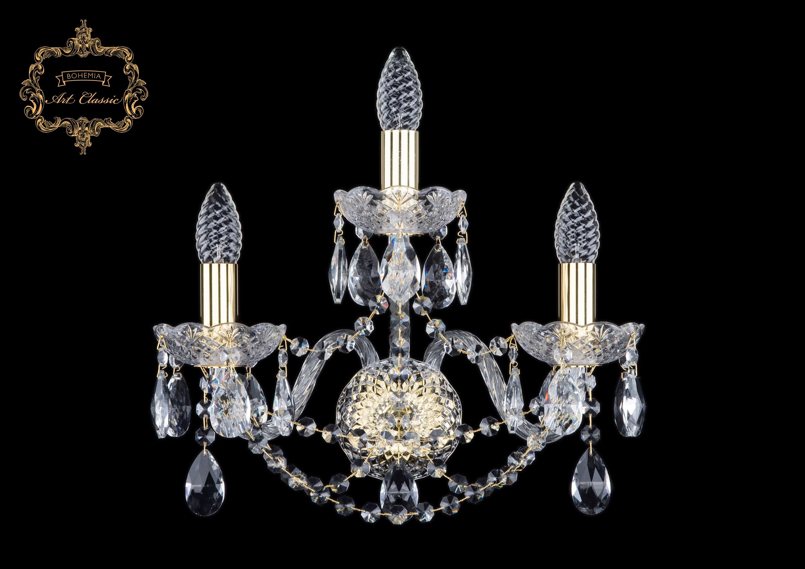 Настенное бра Art Classic 10.11.2+1.141.Gd.Sp